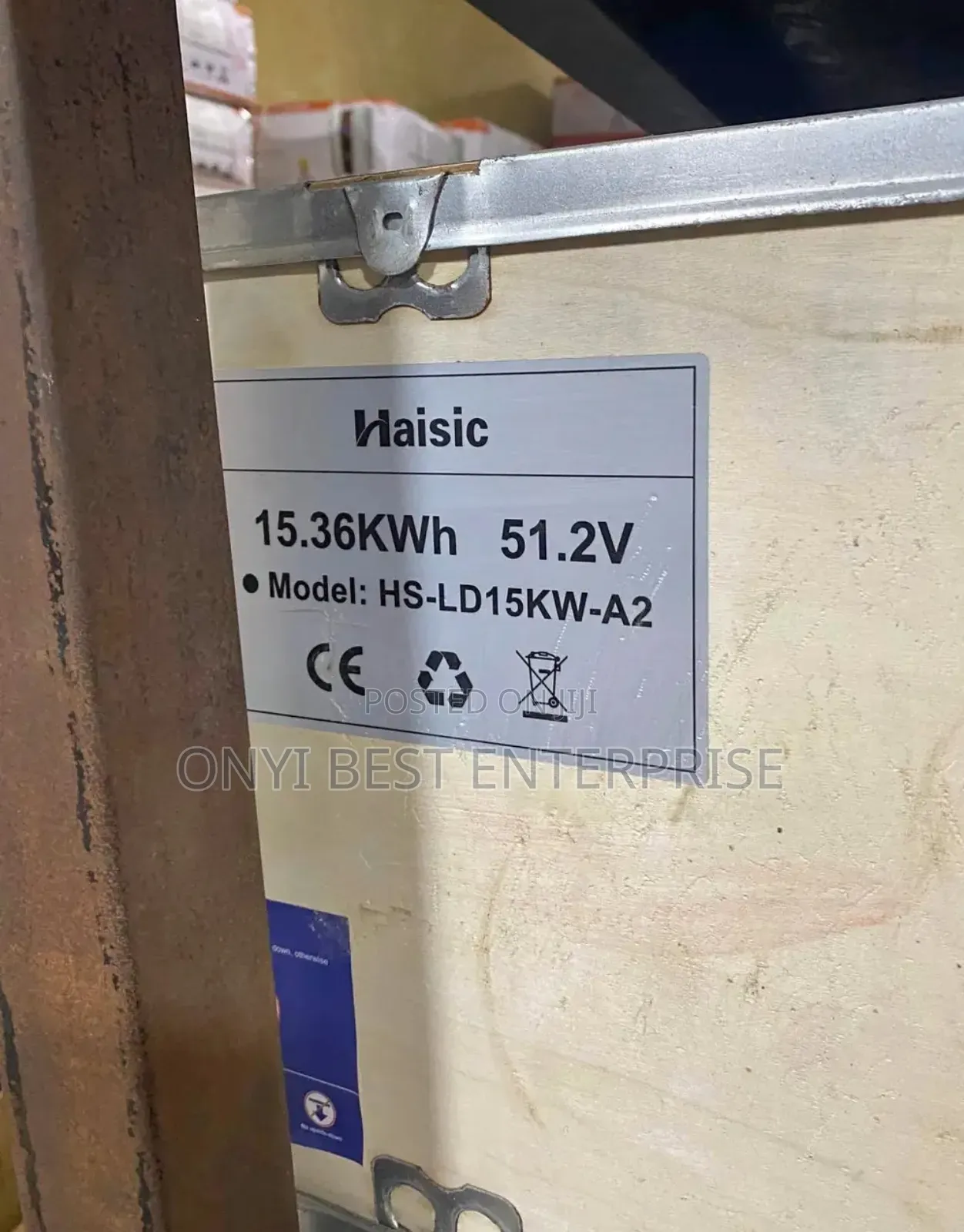 Haisic Lithium Ion Phosphatase Battery 15kwh51.2v