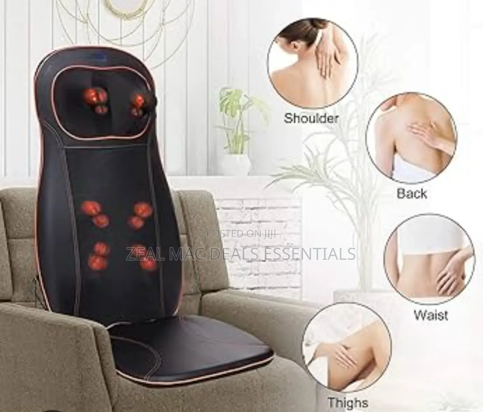 Neck and Back Massager With Remote(Automobile Chair)
