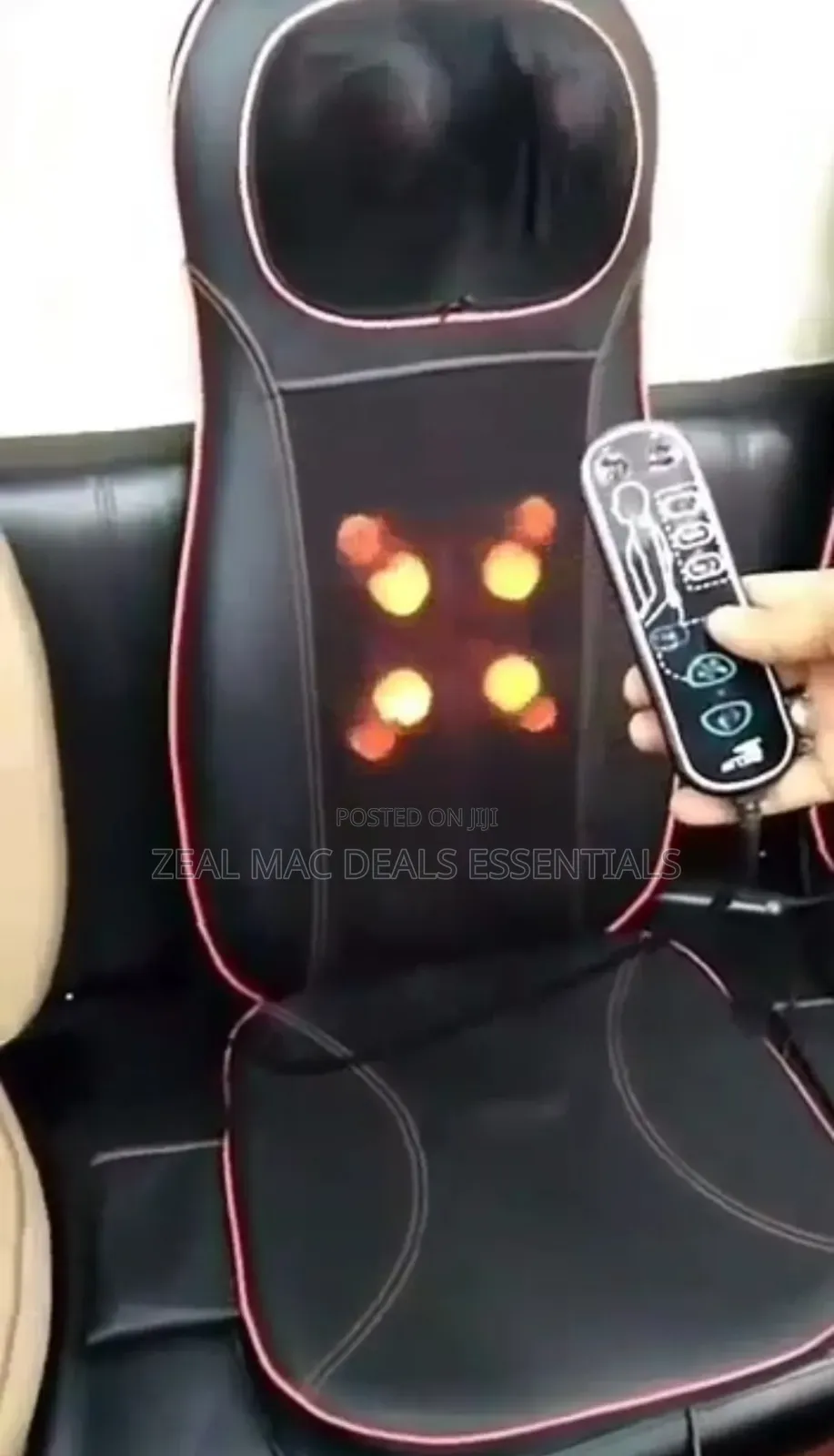 Neck and Back Massager With Remote(Automobile Chair)
