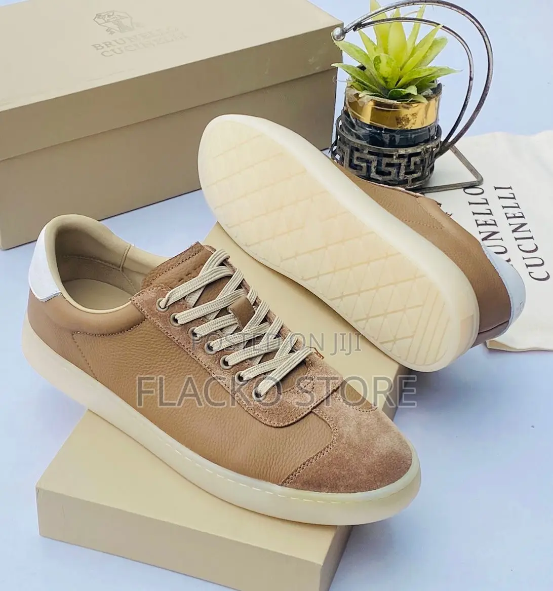 Original Brunello Cucinelli Leather Sneakers