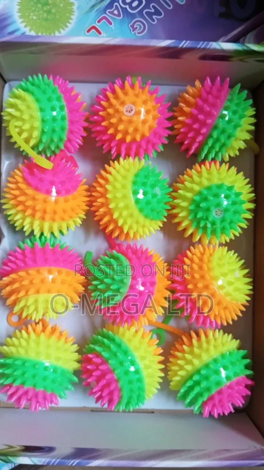 E-Light Spiky Rubber Toy
