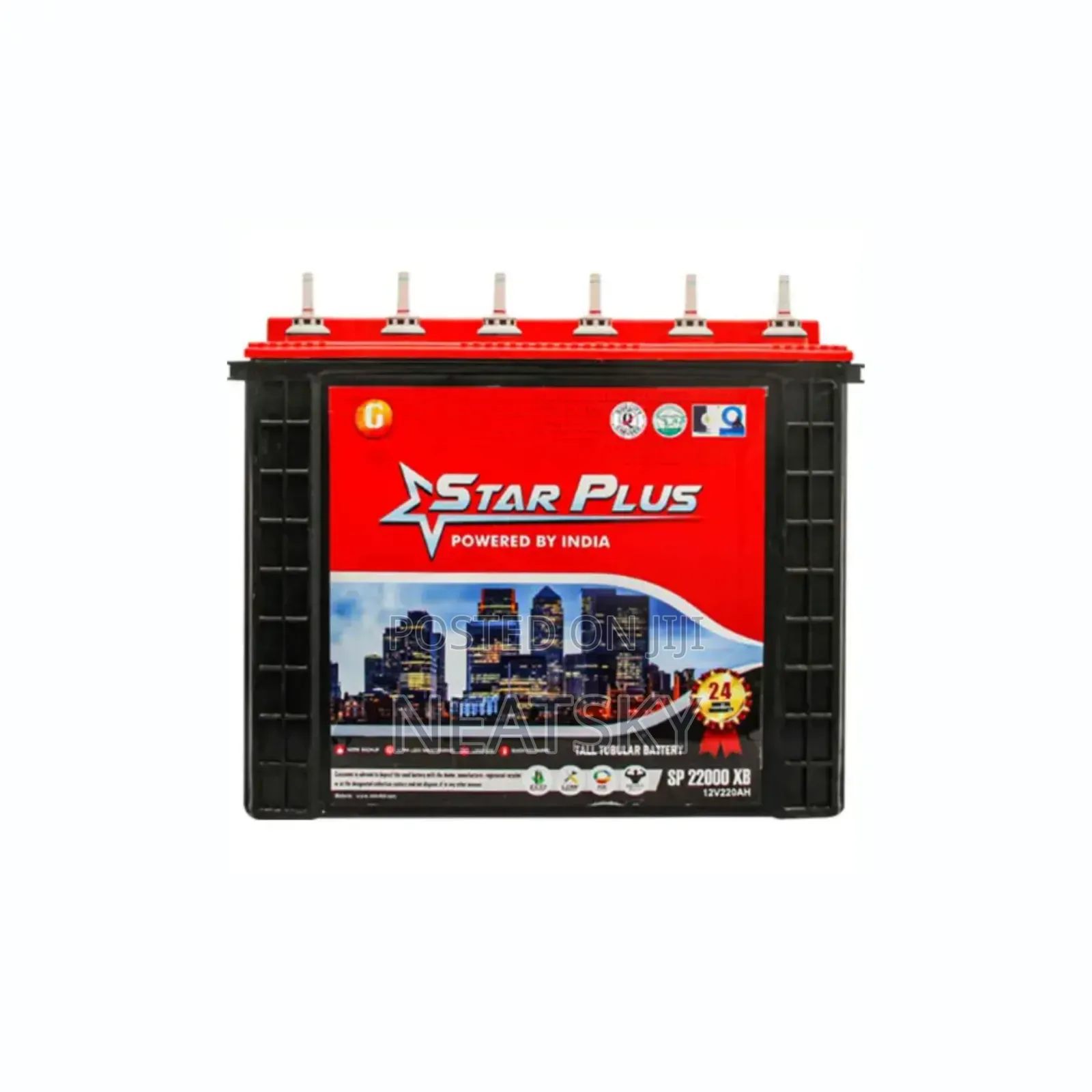 220ah/12v Starplus Tall Tubular Battery
