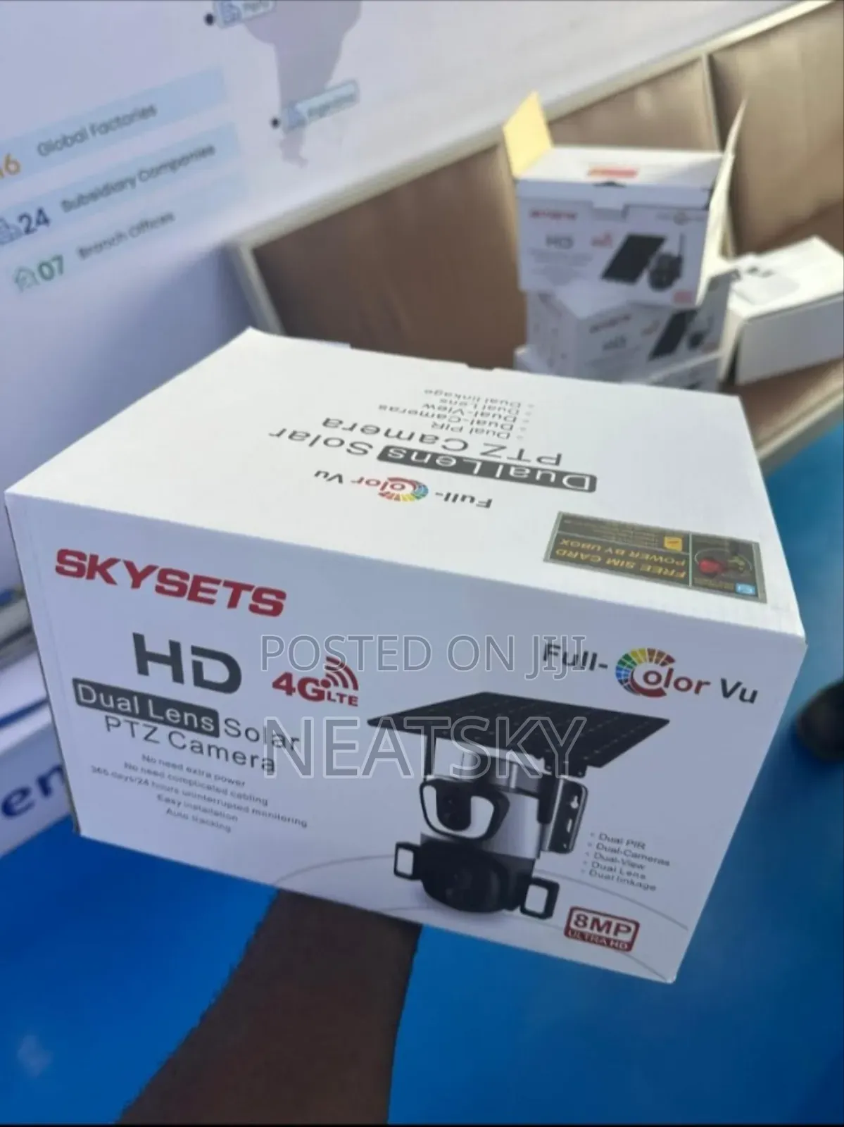 8mp Dual Lens Solar PTZ Camera (Sd90-4g-8mp)