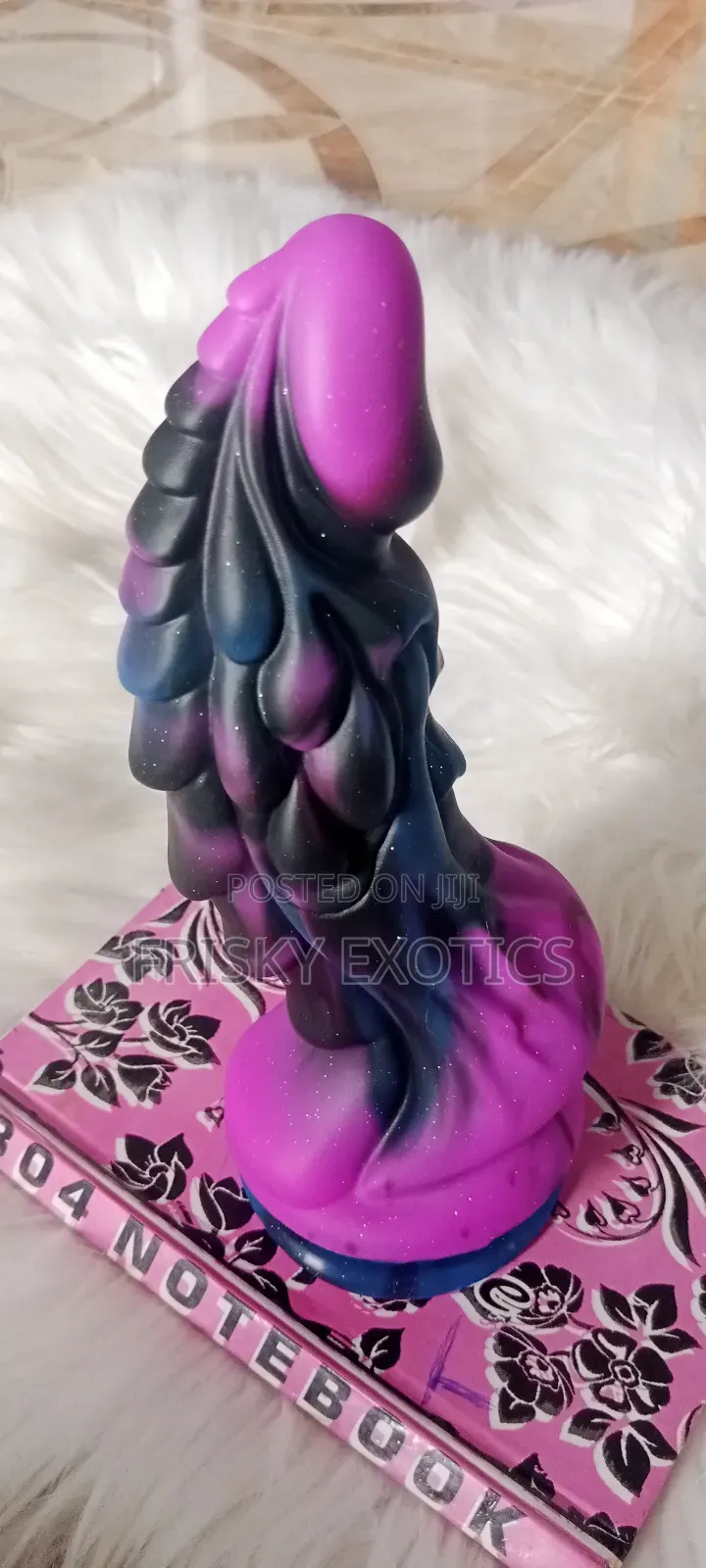 Octopus Tail Contour Non Vibrating Liquid Silicone Dildo