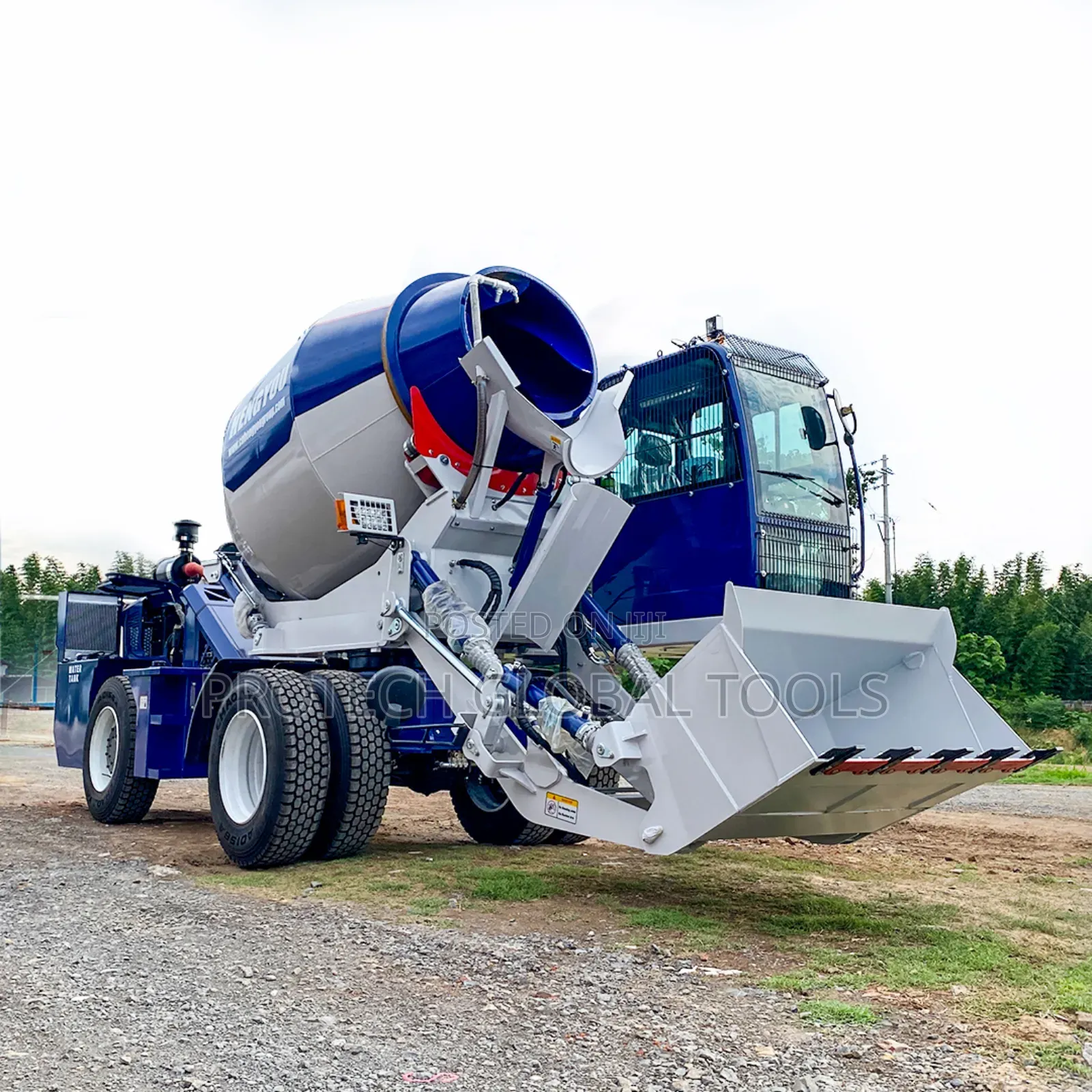 3.5m3 Cubic Mobile Concrete Mixer