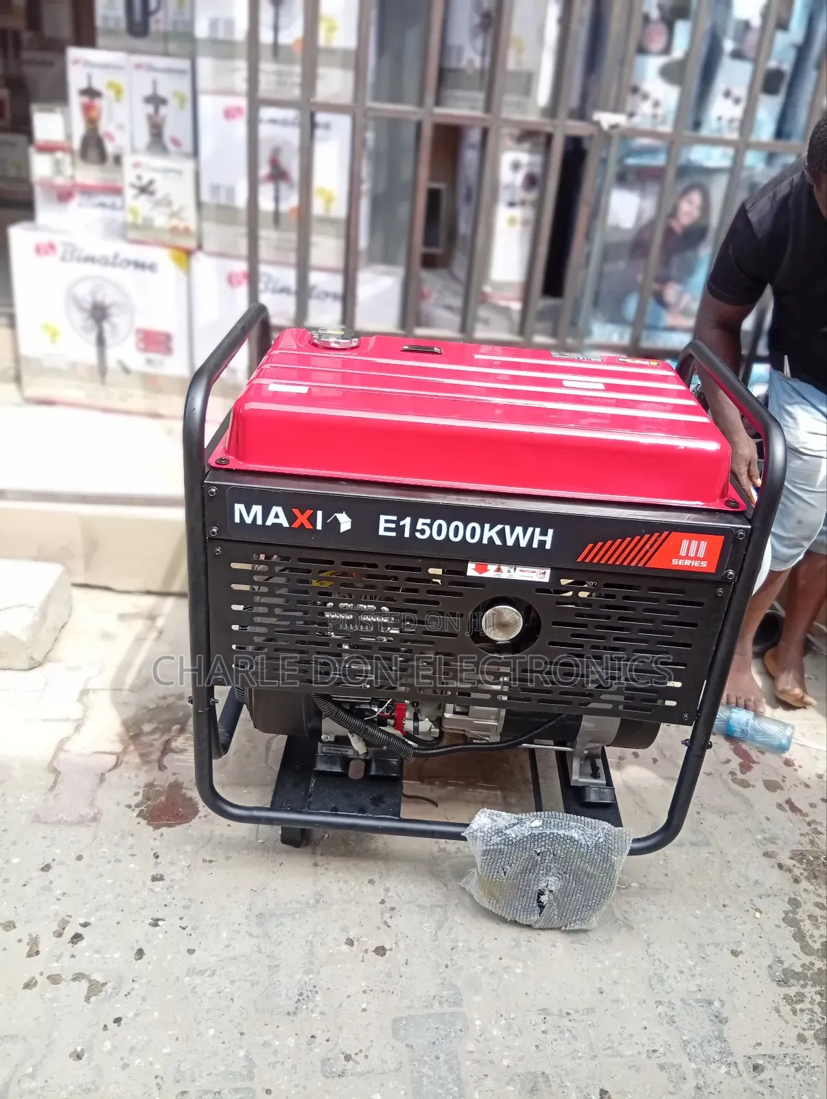 Original 15kw Maxi Double Cylinder Petrol Generator
