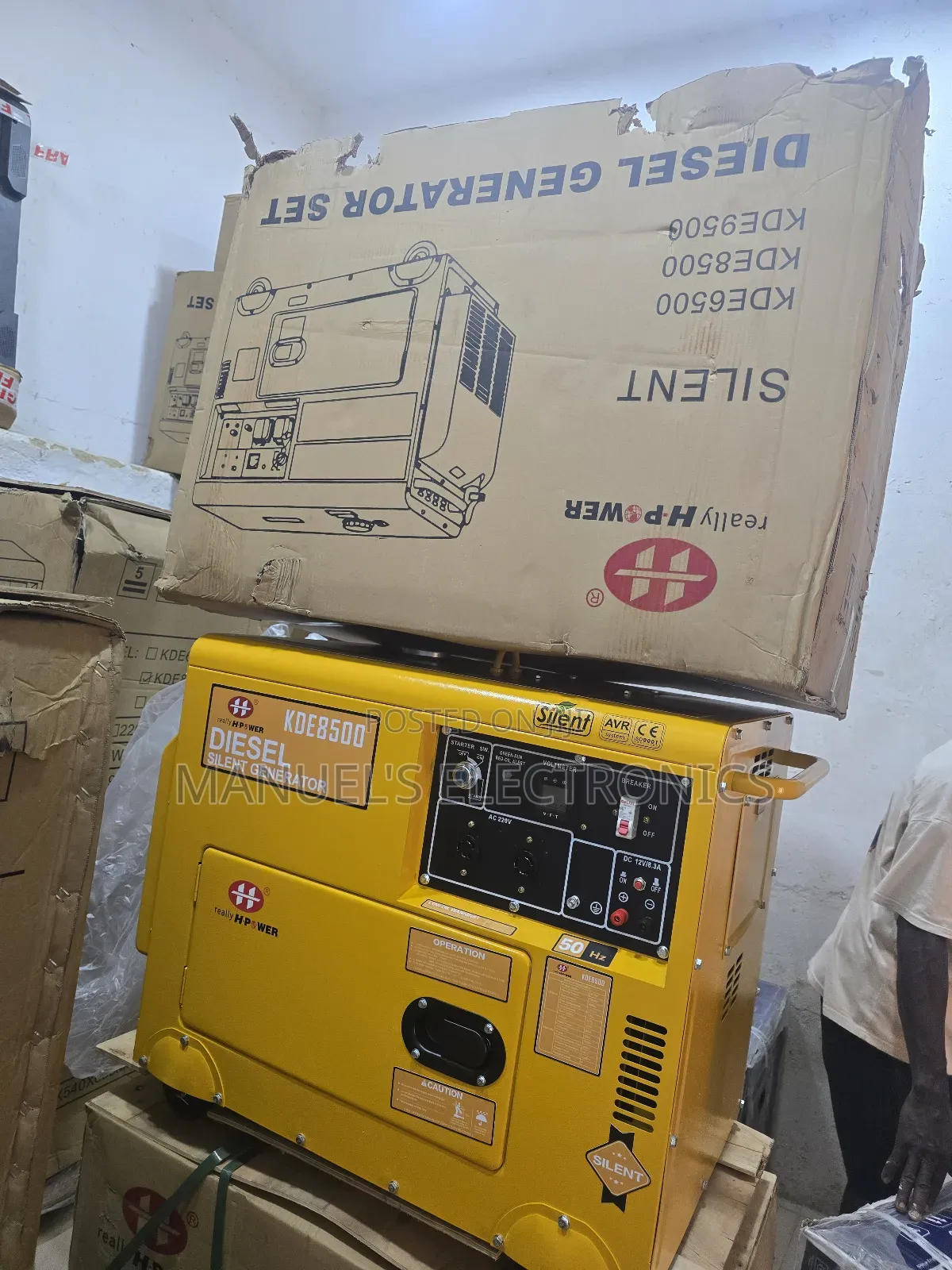 Really H.Power Diesel Soundproof Generator 8.5kva 100% Copper Coil