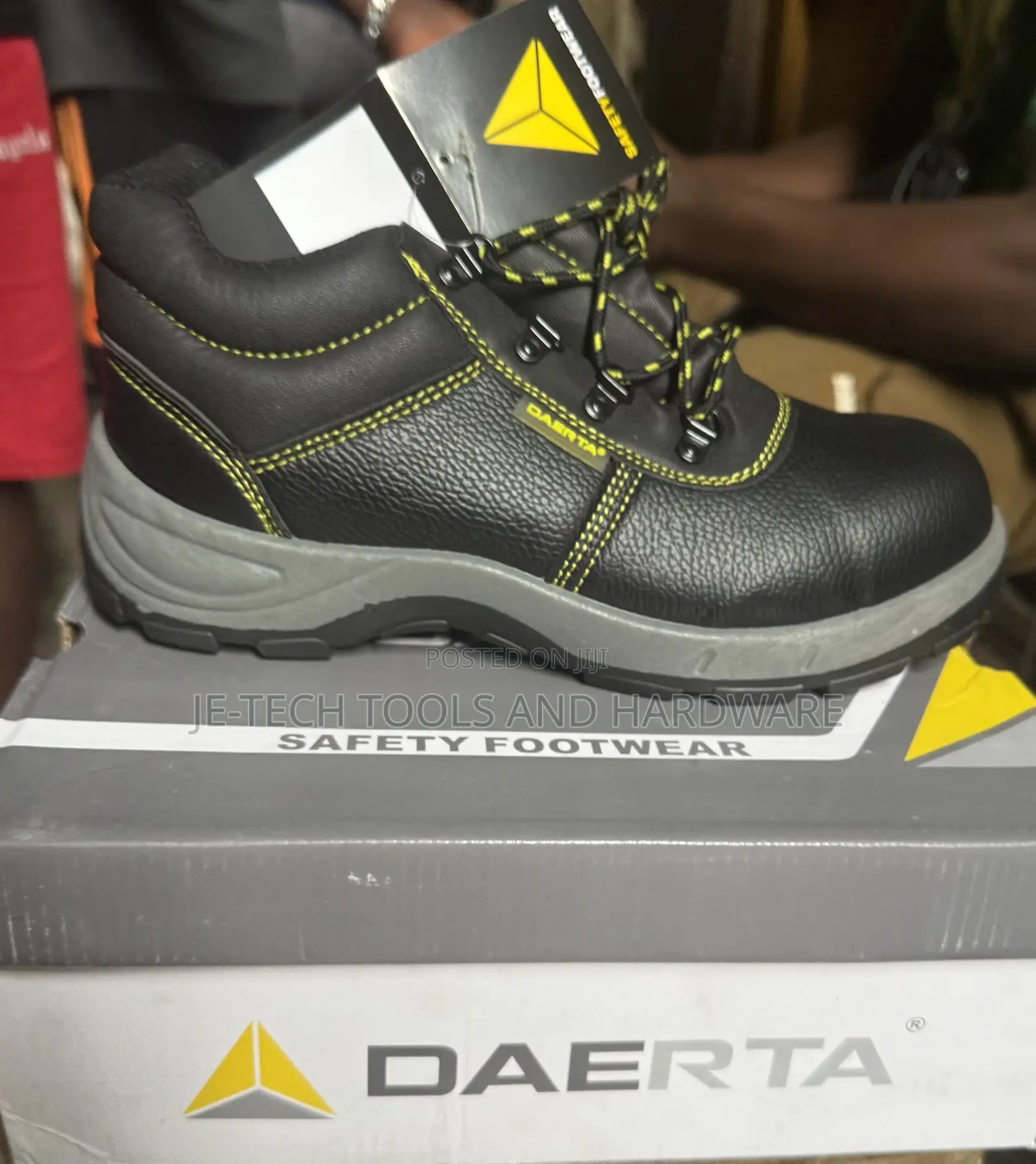 A Pair Of Daerta Steel Safety Boots