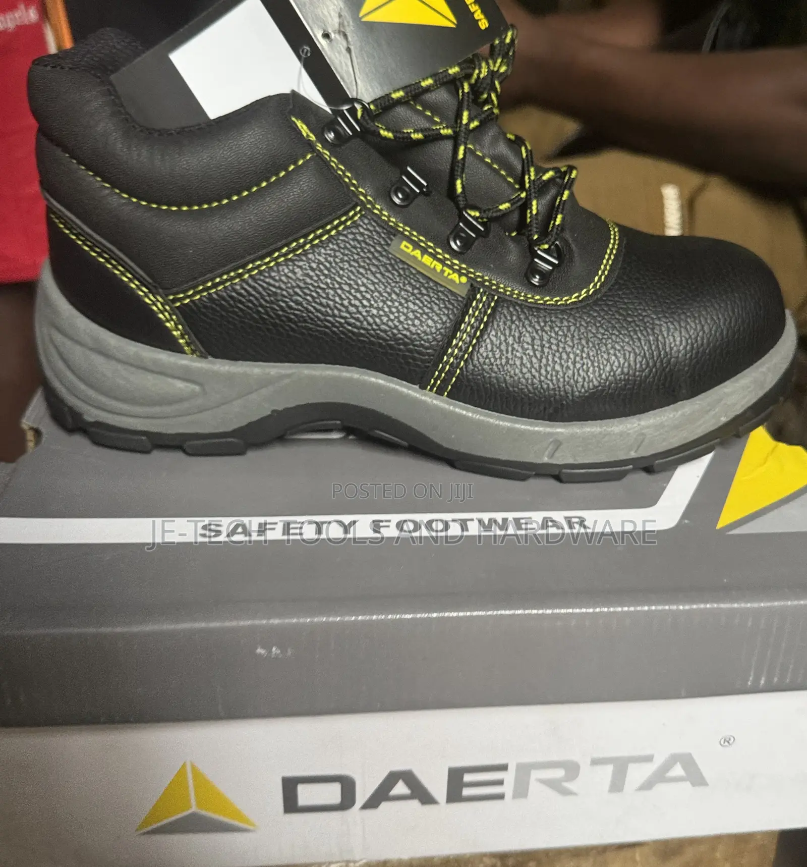 A Pair Of Daerta Steel Safety Boots