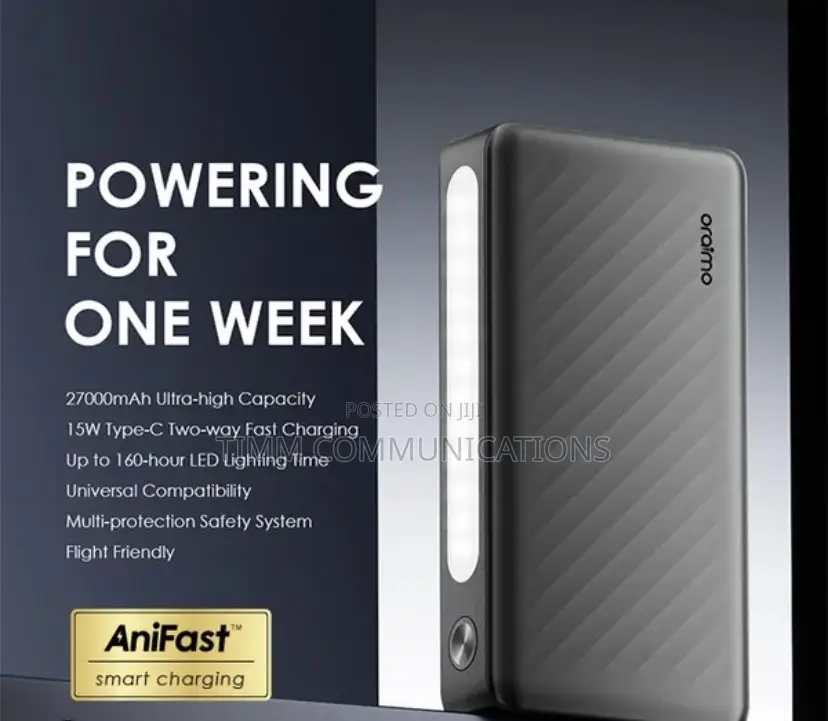 Oraimo Flight Friendly 27000mah Power Bank (Opb-1270)