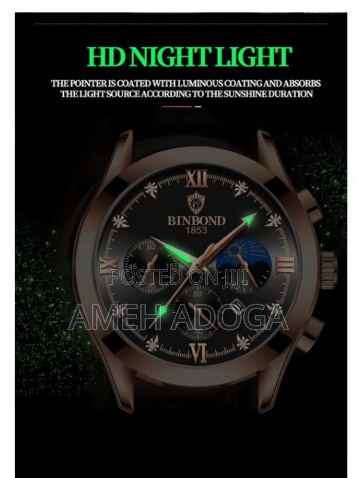 Binbond Men's Business Wristwatch