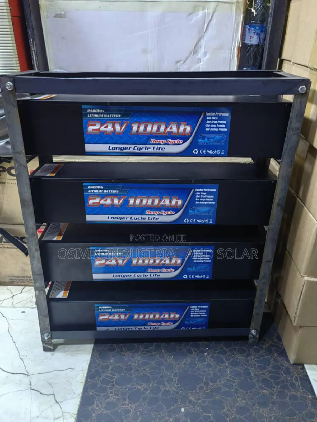100a 24v Lithium Battery 2400wh