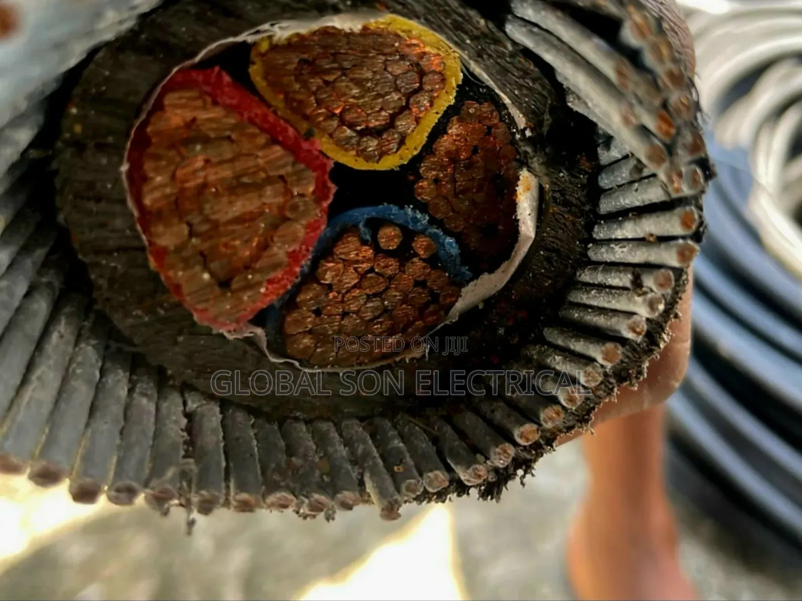 95mm 4core Armoured Cable