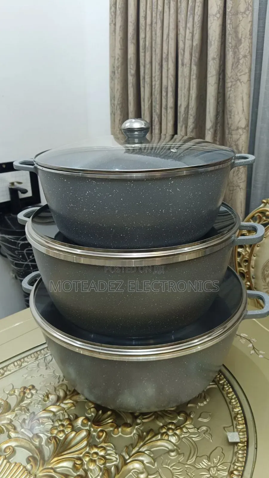 MBH Exclusive 6pcs Super Quality Die Cast Non Stick Big Cookware Set