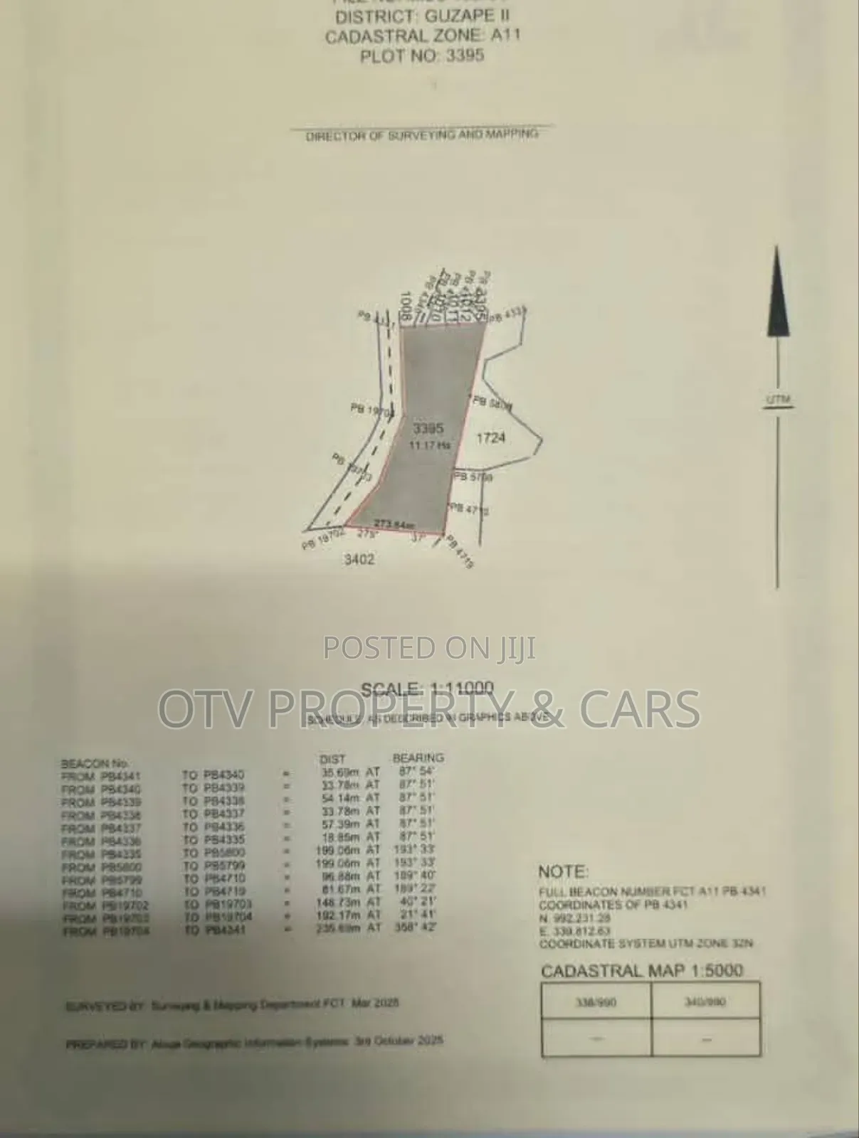 11.7 Hectare of Land for Sale at Guzape 2