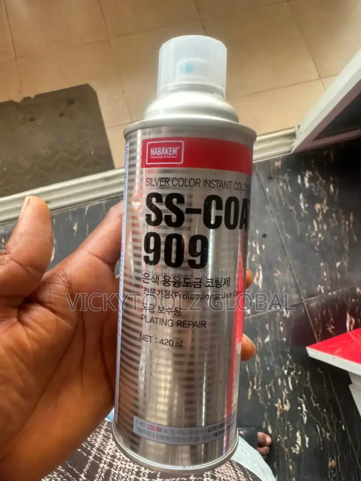Ss-Coat 909 Silver Color Instant Cold Galvanise