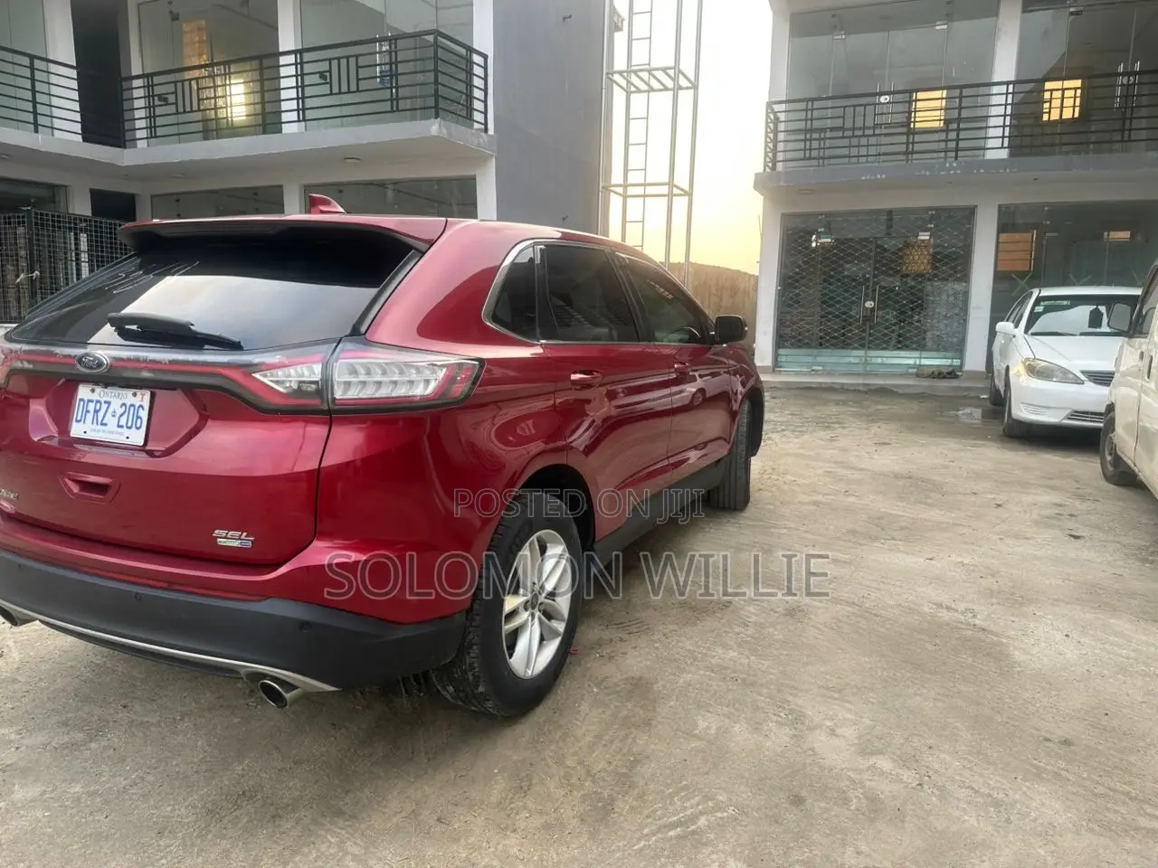 Ford Edge SEL 4dr SUV AWD (2.0L 4cyl Turbo 6A) 2015 Red