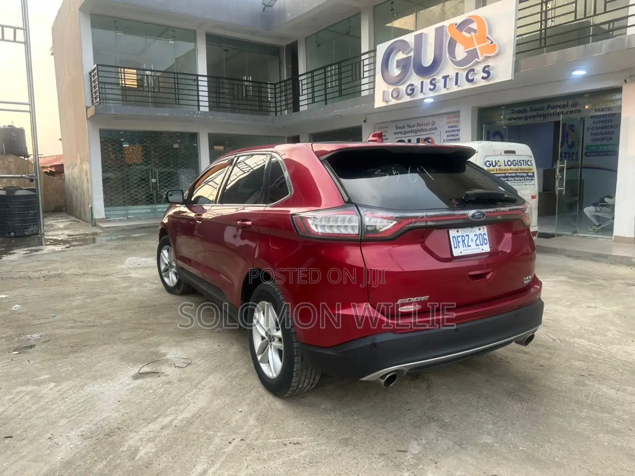 Ford Edge SEL 4dr SUV AWD (2.0L 4cyl Turbo 6A) 2015 Red
