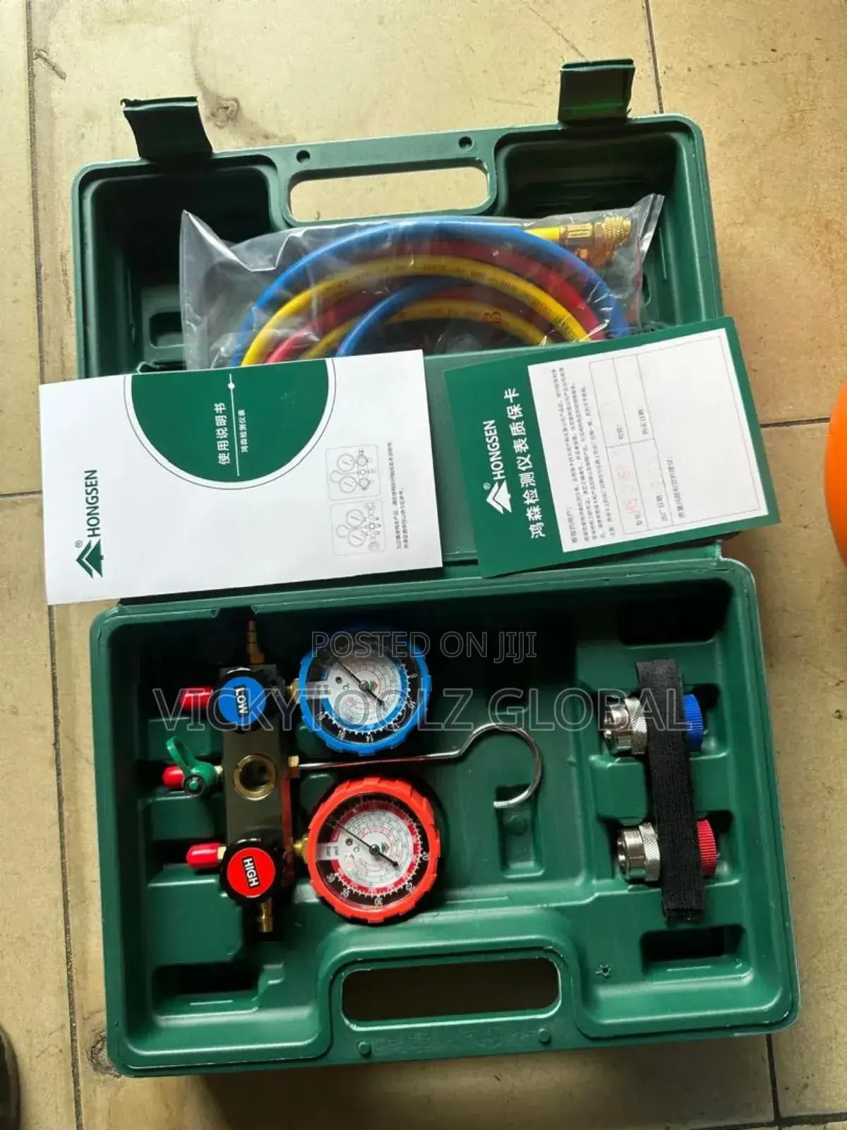 Hongsen Manifold Gauge Refrigerant Hs-236a-60 R22/R134a/R407c,R404a