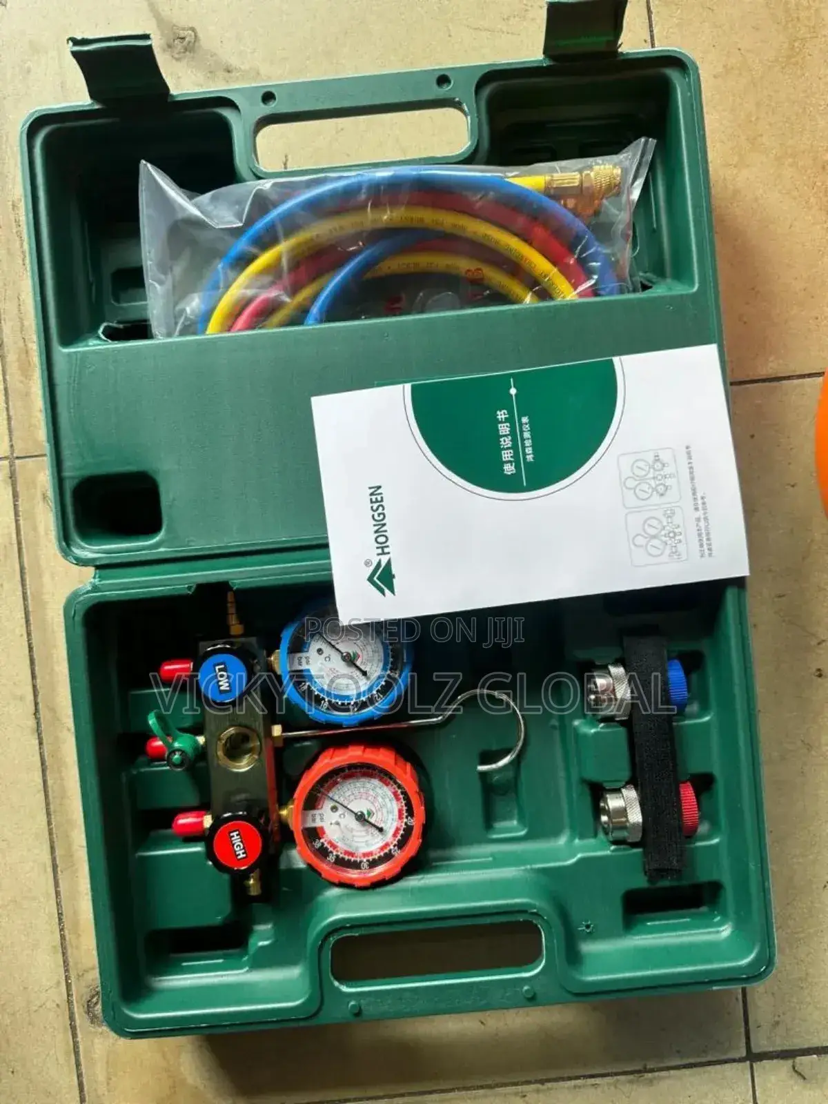 Hongsen Manifold Gauge Refrigerant Hs-236a-60 R22/R134a/R407c,R404a