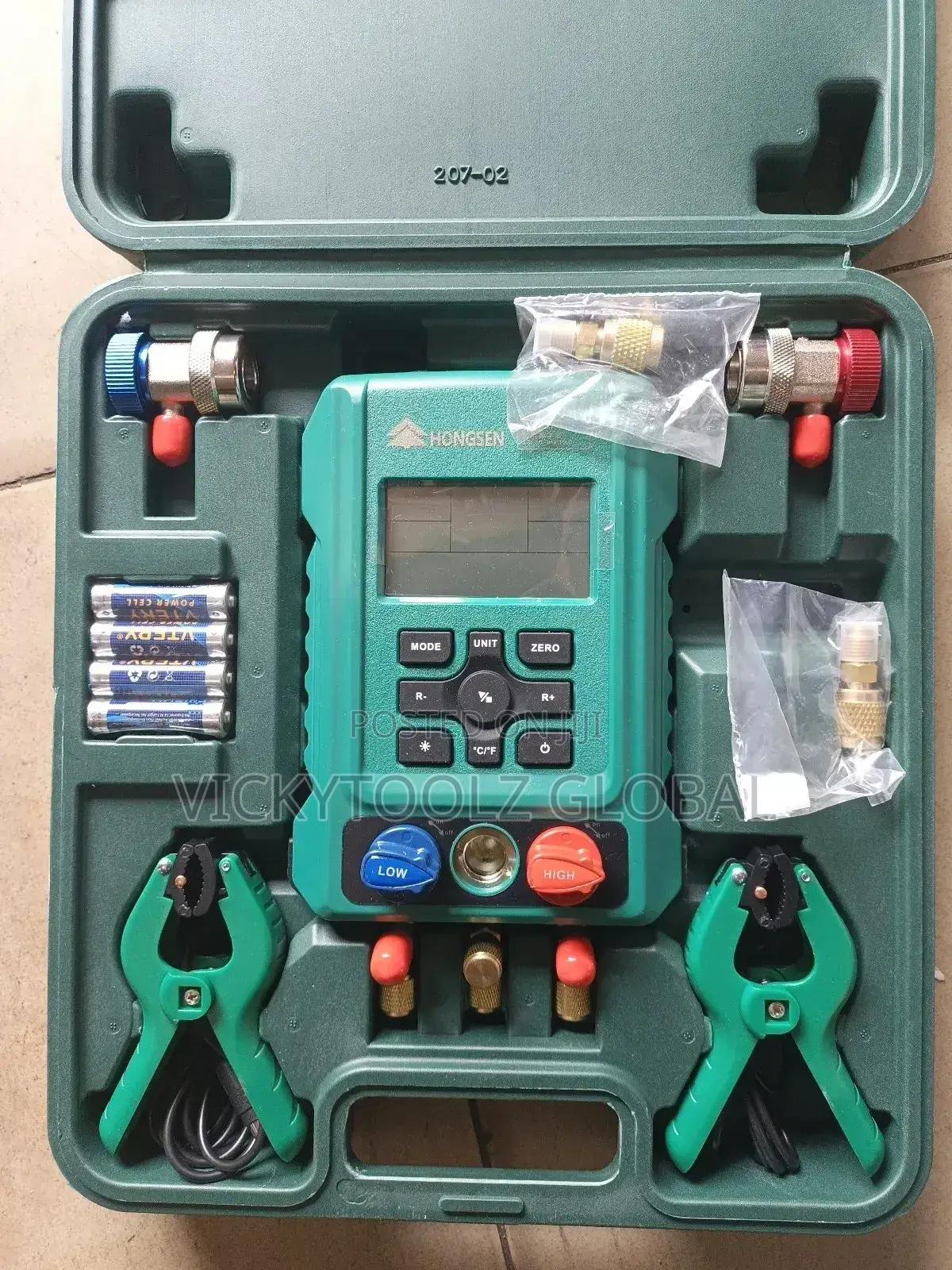 Hongsen Digital Manifold Set and Hose Hs-370-A