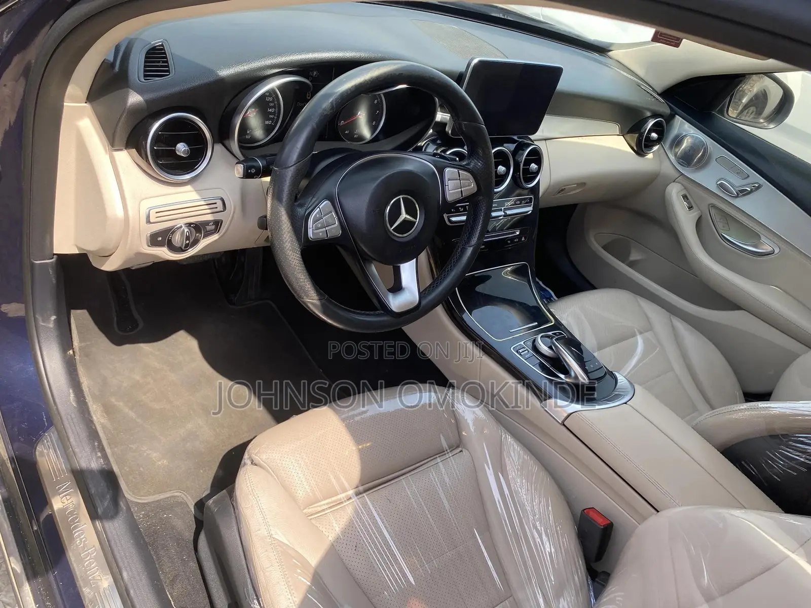 Mercedes-Benz C300 Luxury 4dr AWD 4Matic Sedan (2.0L 4cyl 7A) 2015 Blue