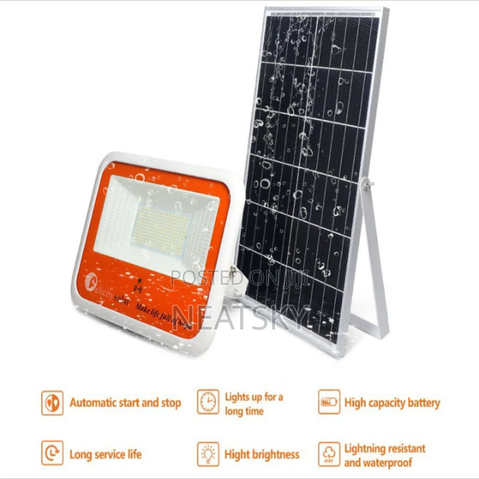 100w Waterproof Solar Flood Light