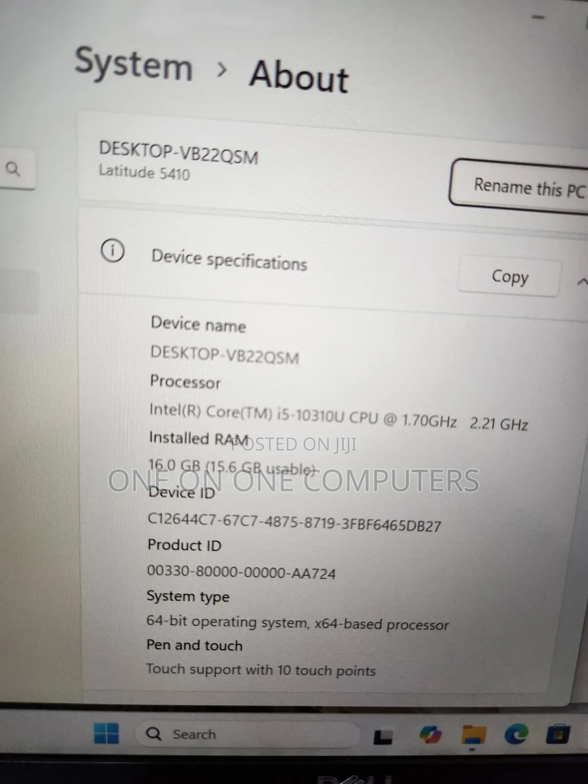 Laptop Dell Latitude 5410 16GB Intel Core I5 SSD 256GB