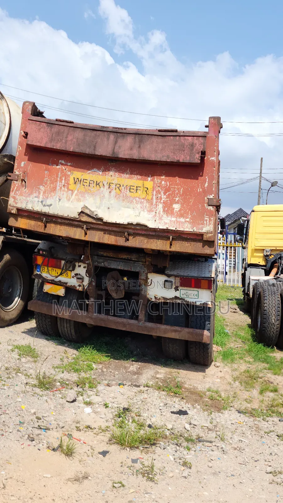 Man 37 414 8x4, Euro 2, With Auxiliary