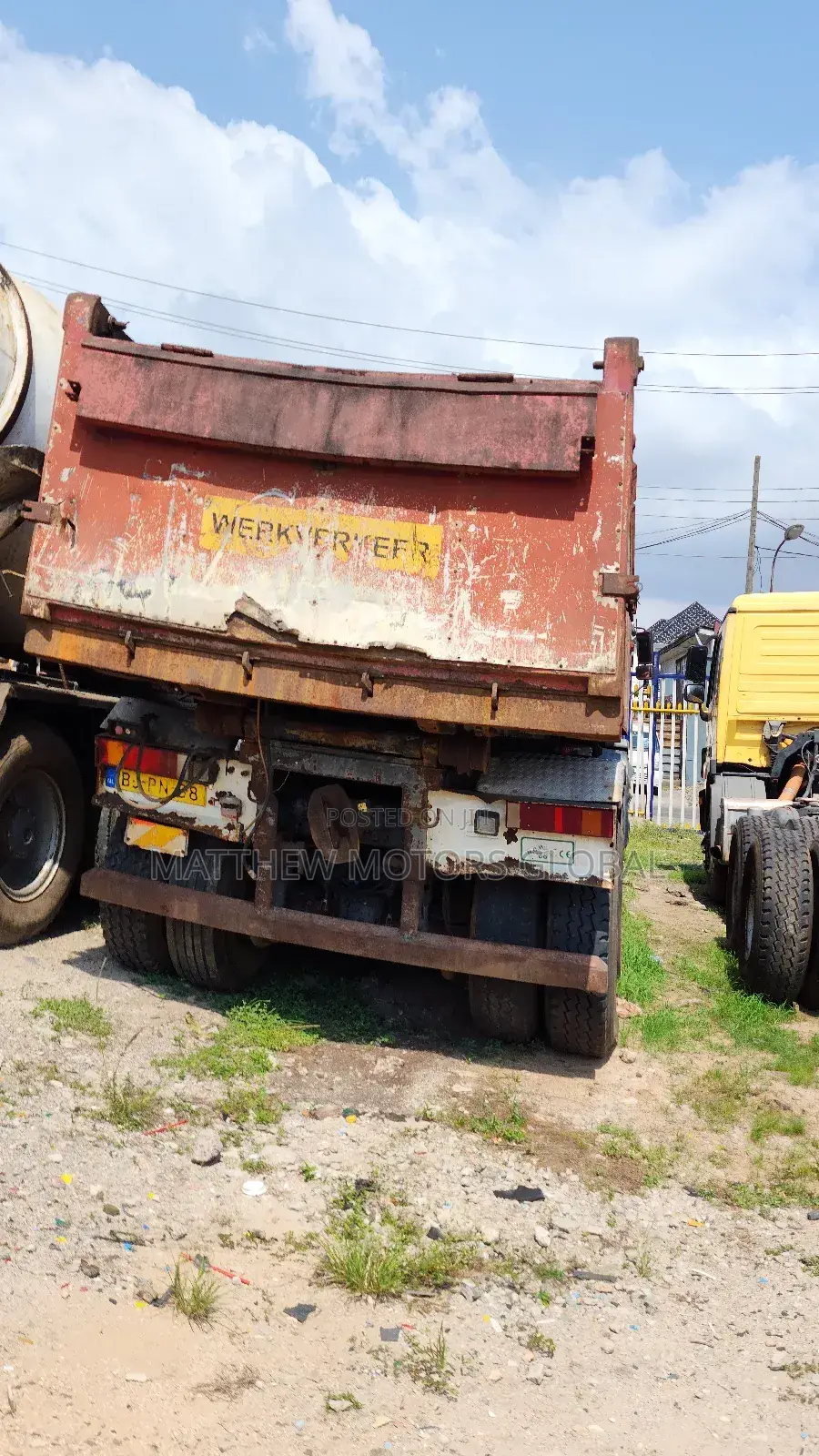 Man 37 414 8x4, Euro 2, With Auxiliary
