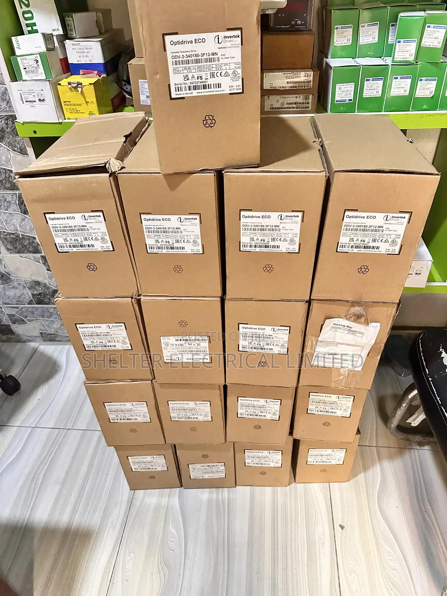 7.5kw 3phase Invertec Opti Frequency Drive