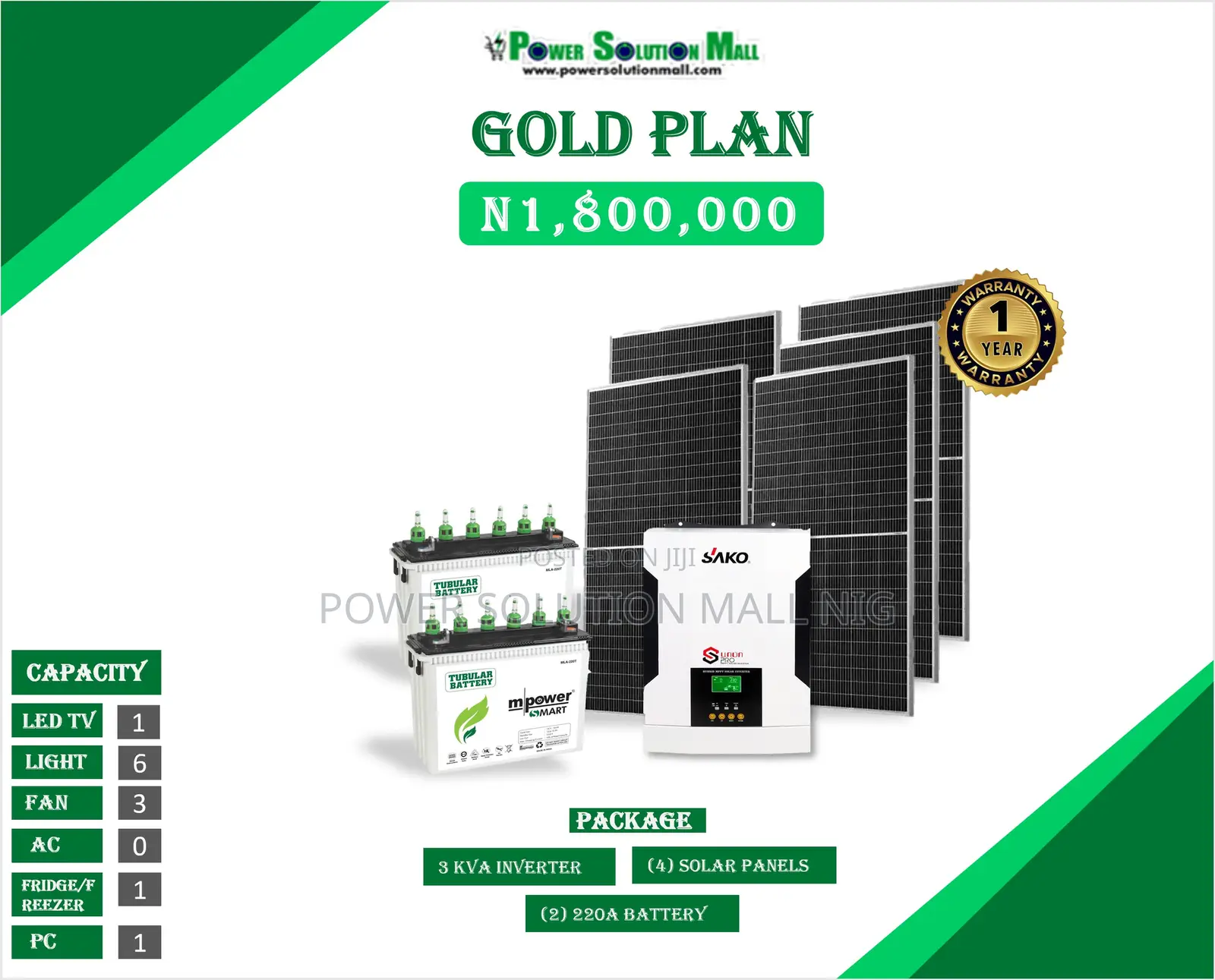 3.5kva All-day Productivity Suite Solar Solution Package