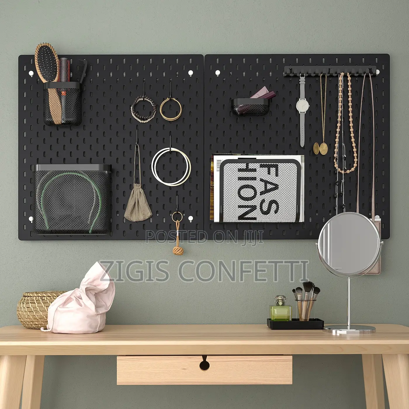 Black Peg Board 60*60cm