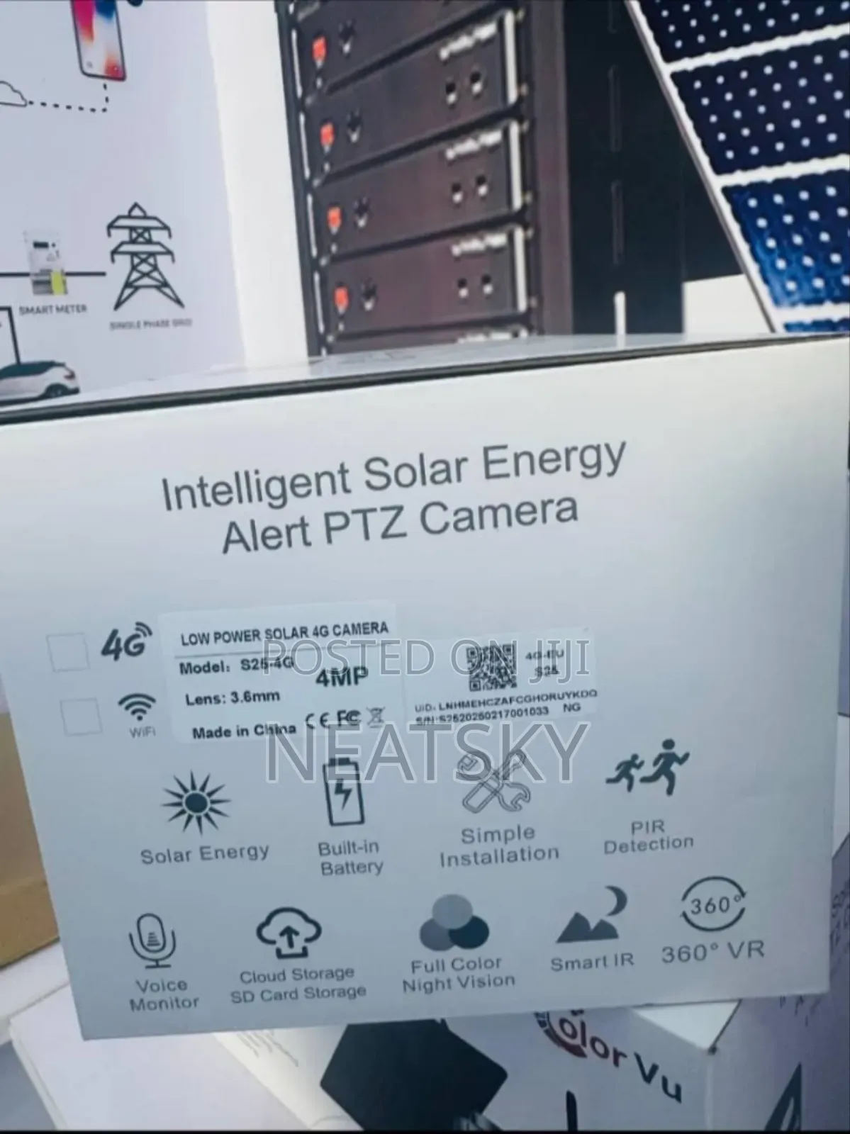 4mp Solar Ptz Camera (S25-4g-4mp)