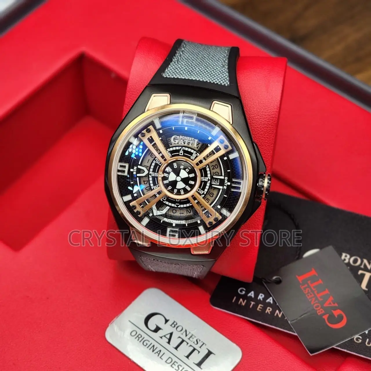 Bonest Gatti Quality Luxury Men Chronograph Wristwatch