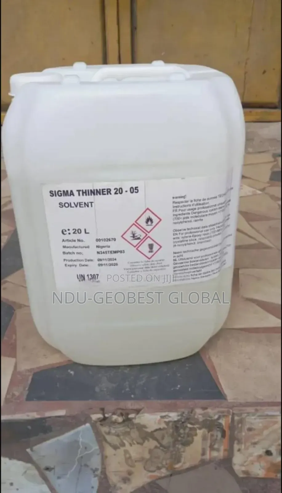 Sigma Thinner 20-05 Solvent
