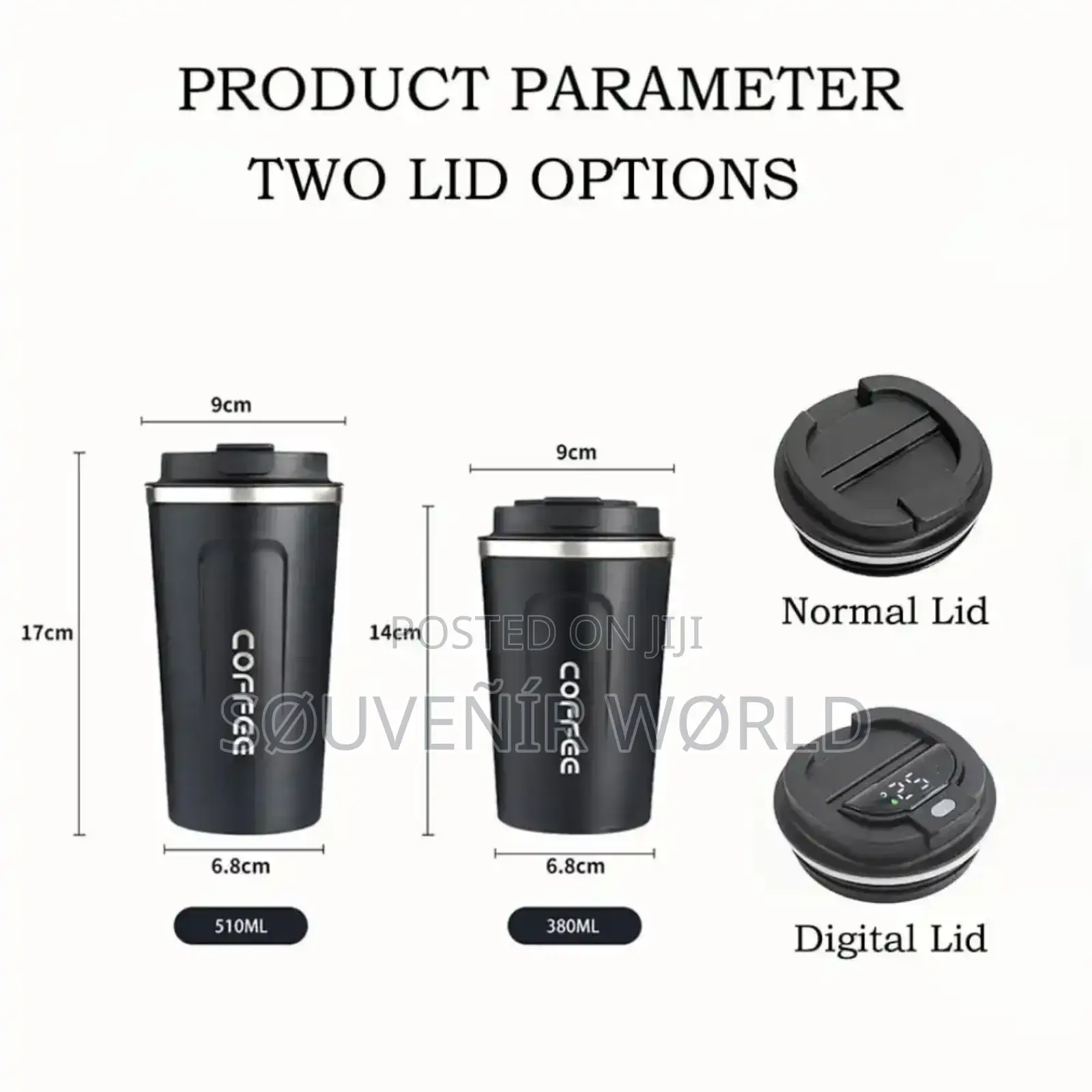 Stainless Steel Coffee Travel Mug – 450ml