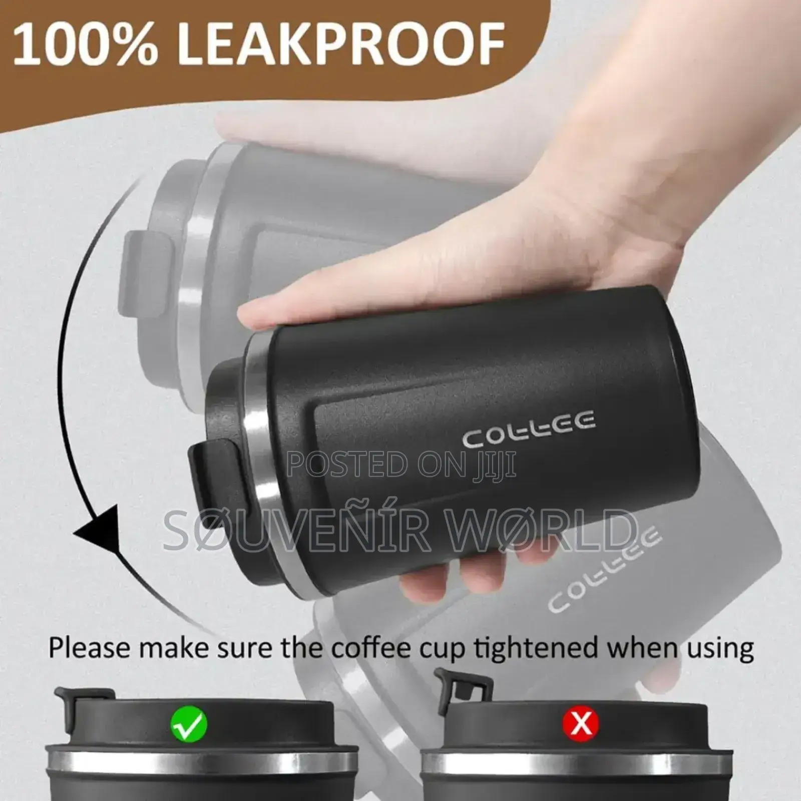 Stainless Steel Coffee Travel Mug – 450ml
