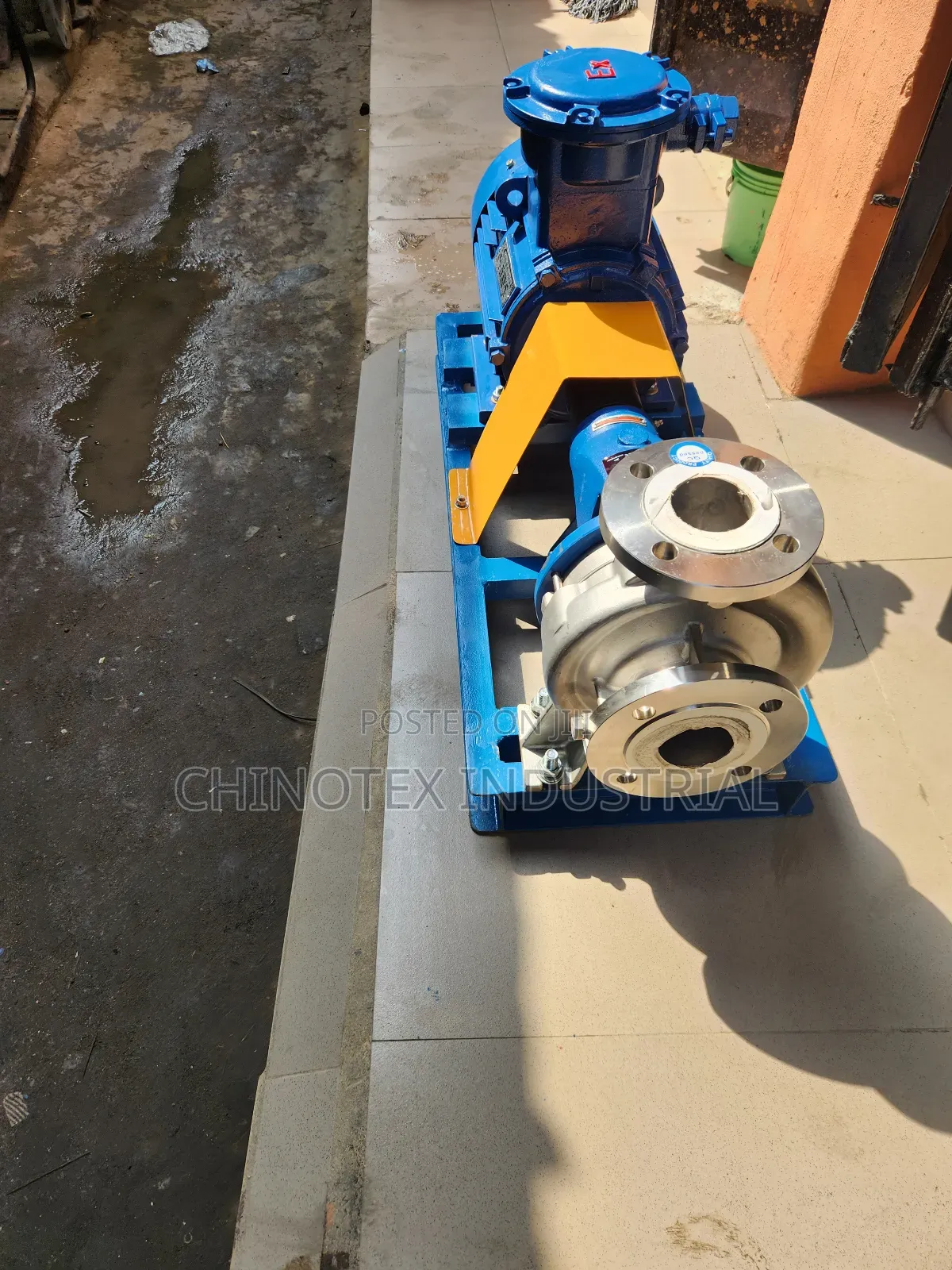 Stainless Steel Centrifugal Pump 5.5kw/7.5hp, Coupled With Ex Motor