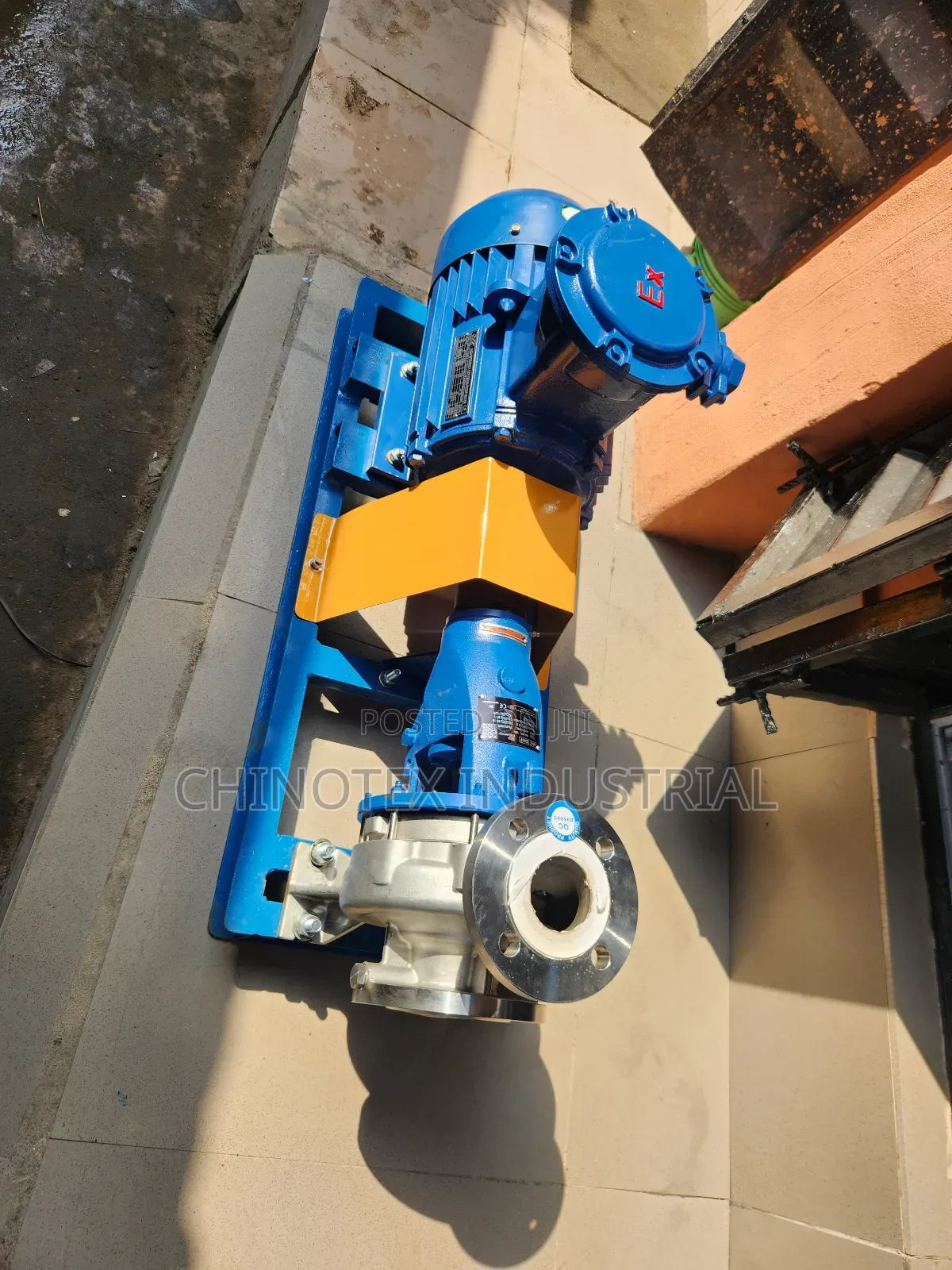 Stainless Steel Centrifugal Pump 5.5kw/7.5hp, Coupled With Ex Motor