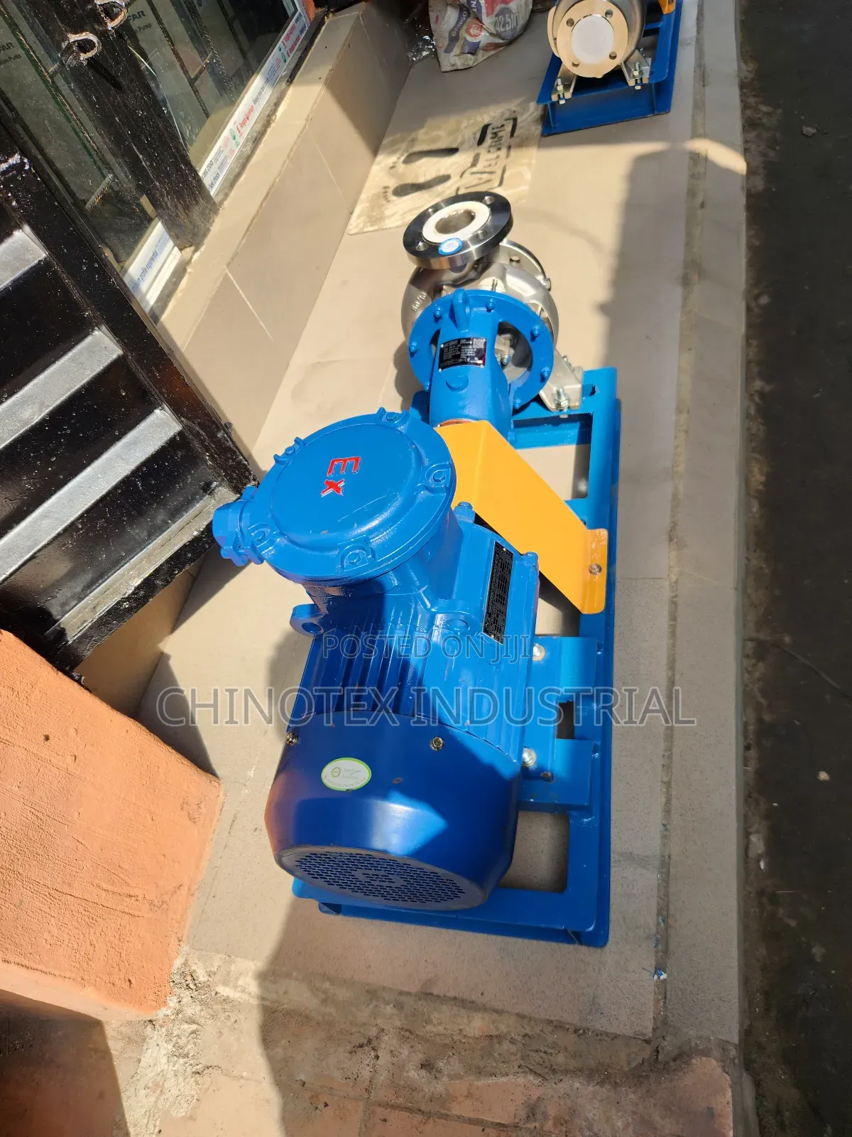 Stainless Steel Centrifugal Pump 5.5kw/7.5hp, Coupled With Ex Motor