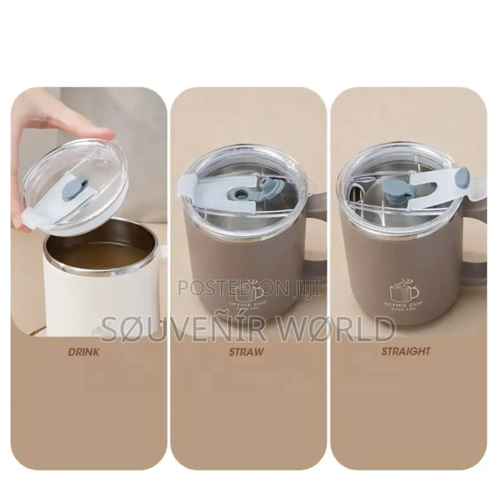 Brewkeepertm 12oz Insulated Coffee Mug With Lids