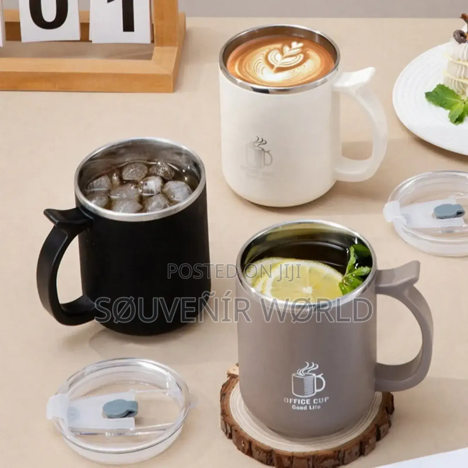 Brewkeepertm 12oz Insulated Coffee Mug With Lids