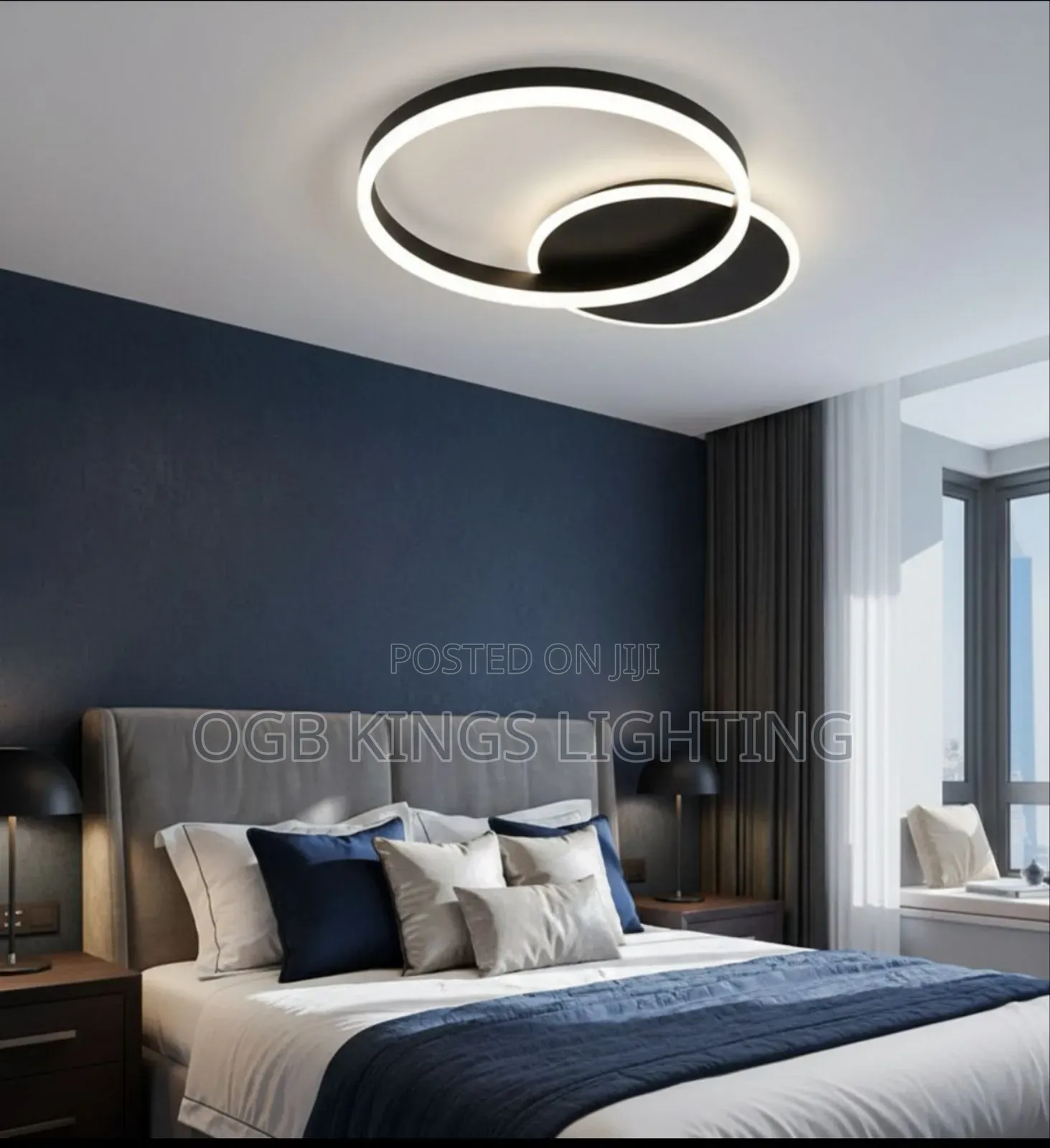 Modern Led Bedroom Ceiling Lamp Kids Study Room Acrylic Panel Ceiling