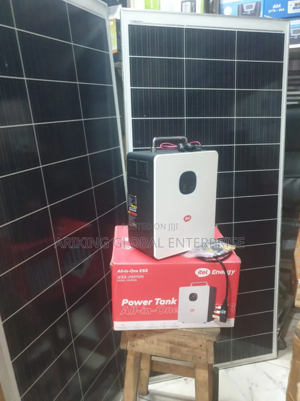 1000wh Lithium Battery Iess-05k10n .Itel 500w Solar Generator System