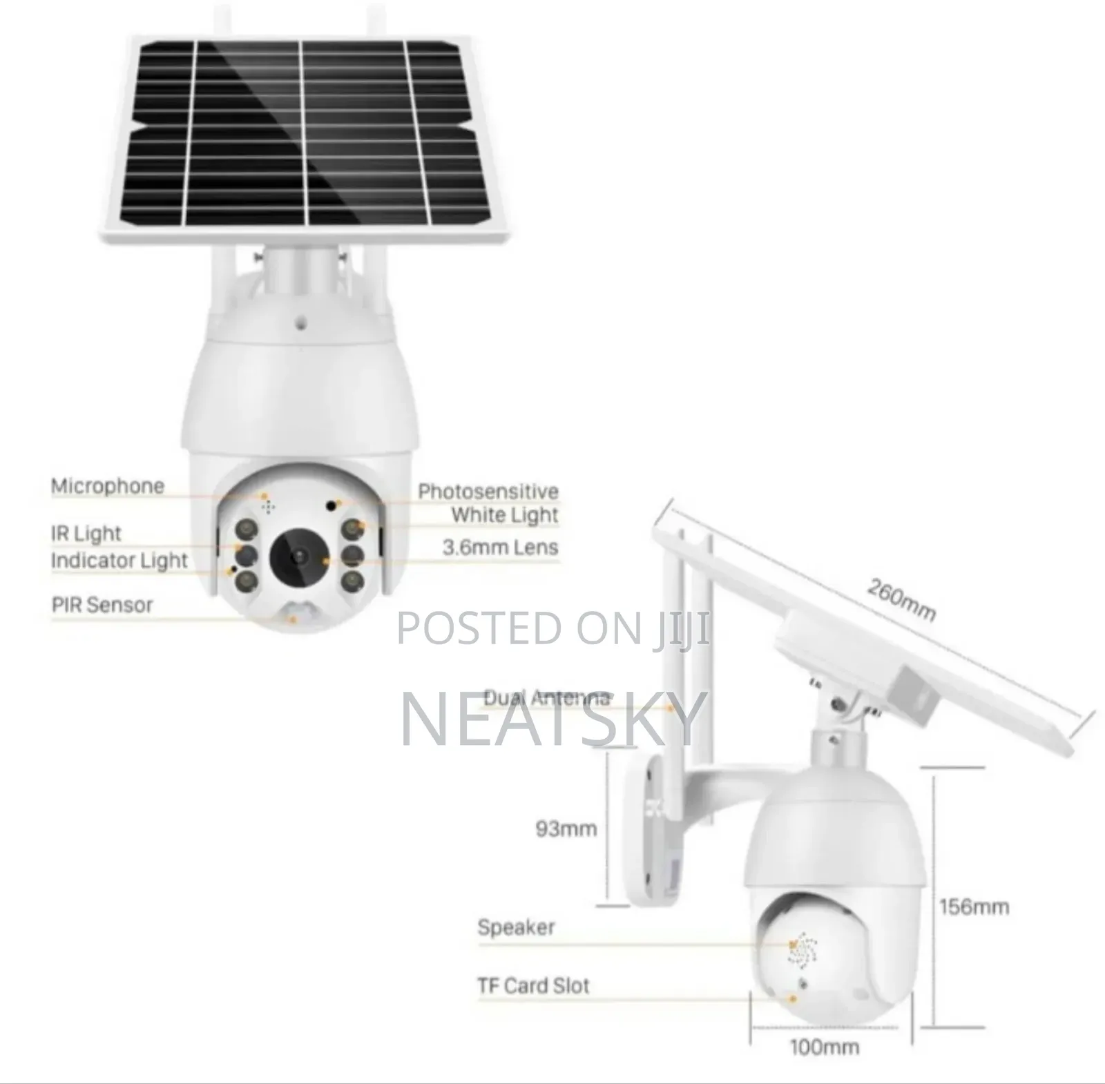 4mp Solar Ptz Camera (S25-4g-4mp)