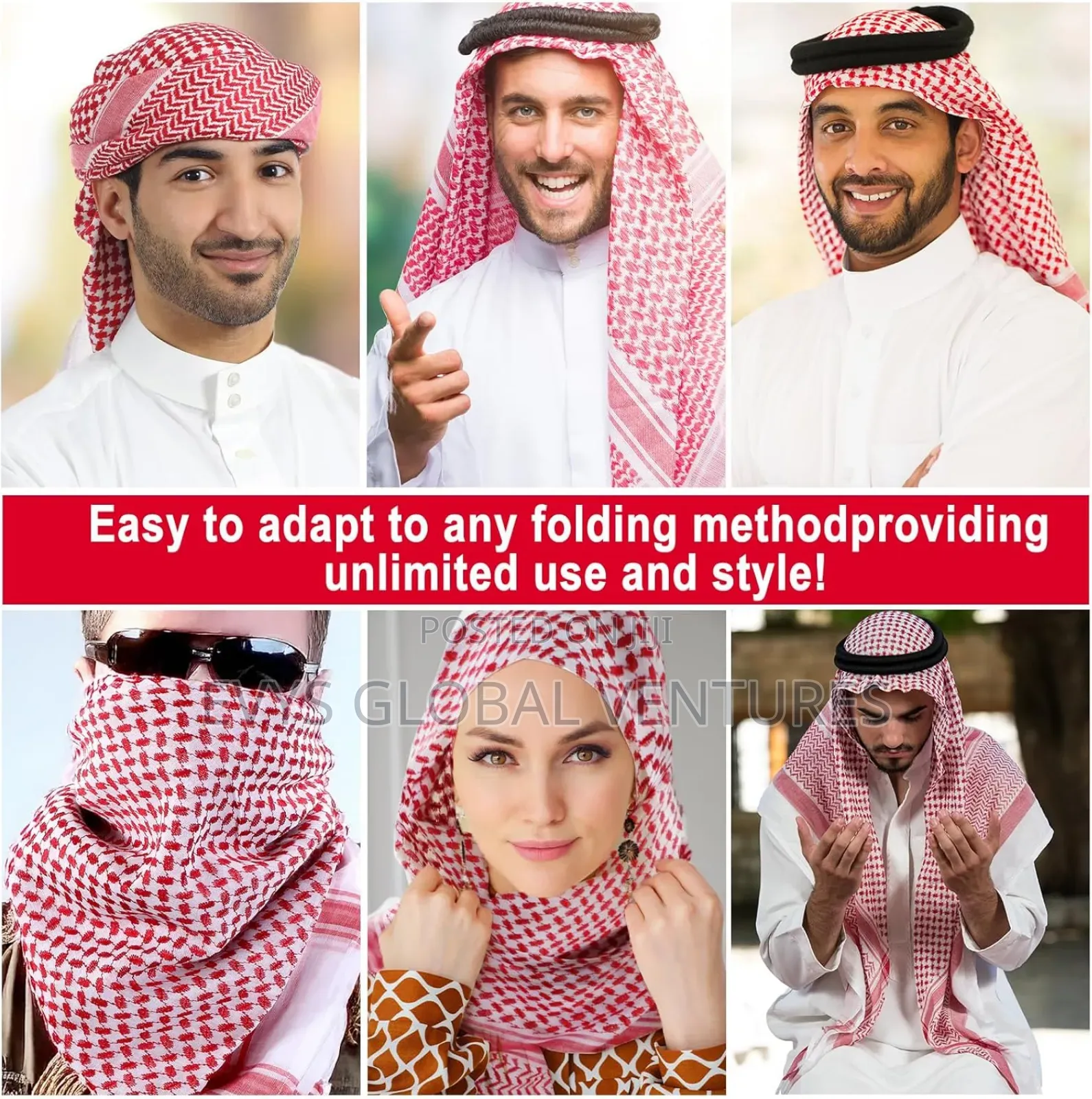 Pure Cotton Classic Arabian Scarf