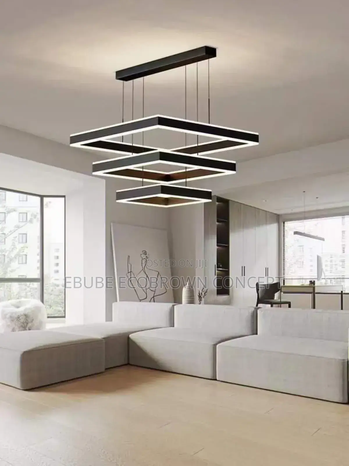 3 Rings Modern Chandelier Fitting Pendant Light