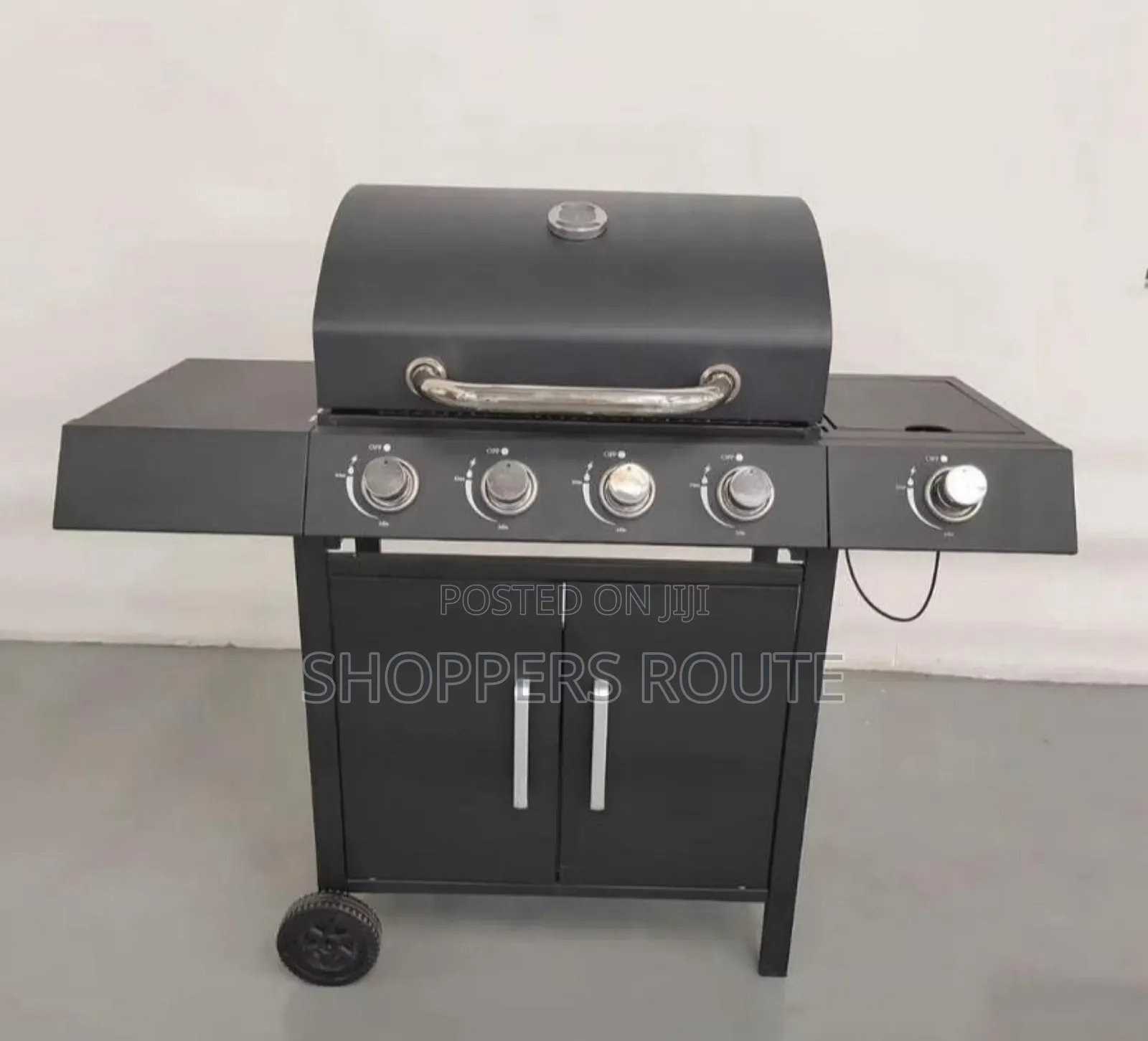 4 Burner Gas Barbecue (Bbq) With Side Grill Machine