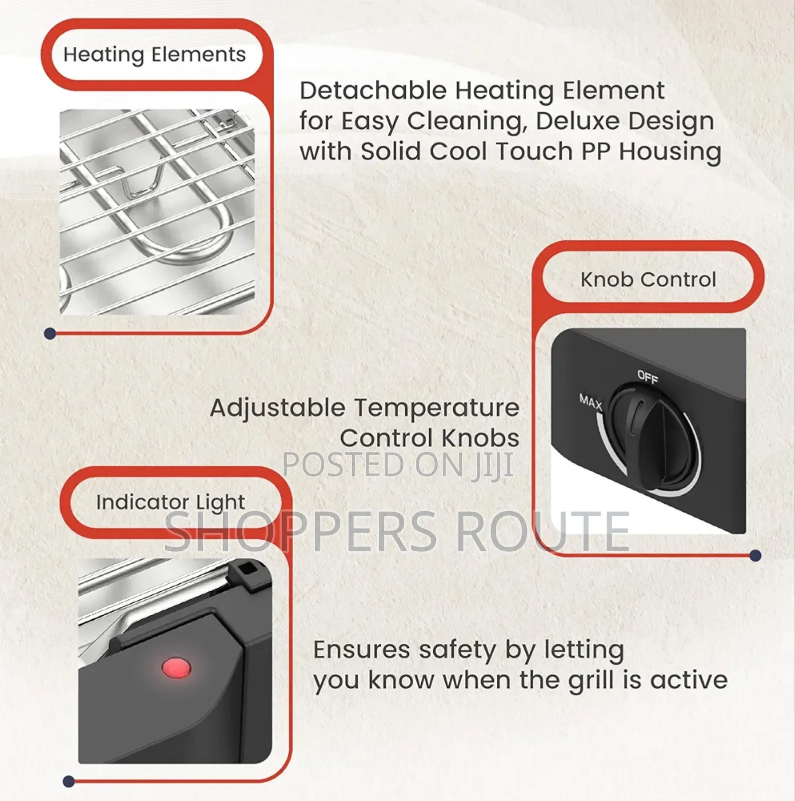 Nobel Electric Smokeless Indoor Grill 2300w Nbq007
